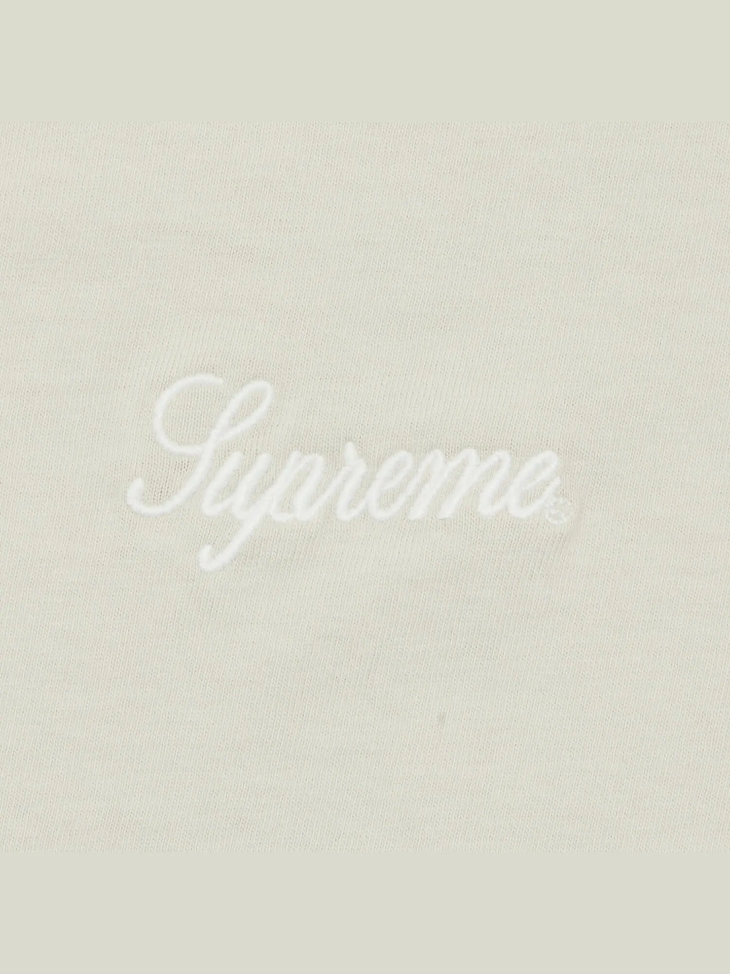 Топ с короткими рукавами Supreme Washed Script — изображение 2 из 2, серый