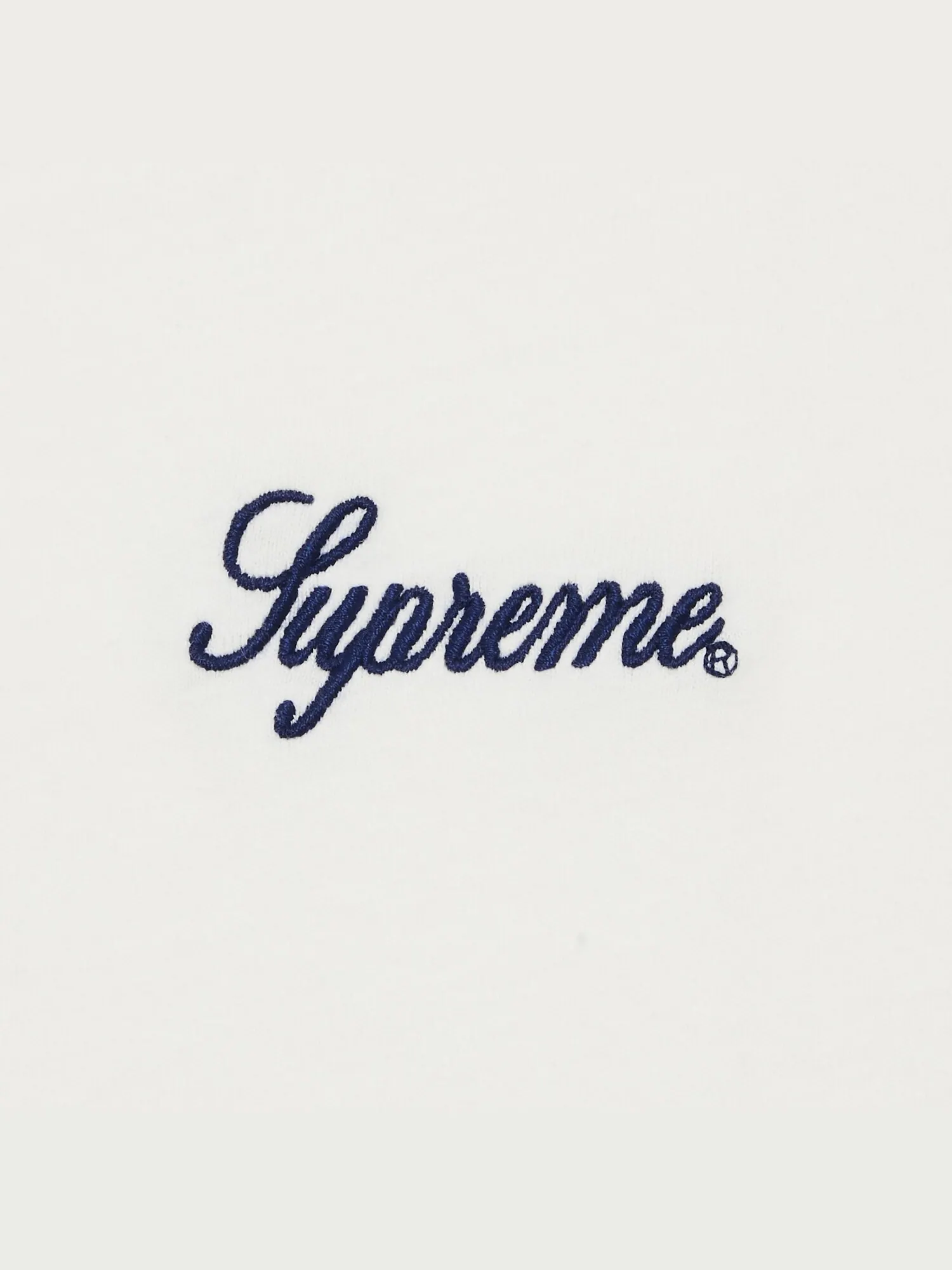 Топ с короткими рукавами Supreme Washed Script — изображение 2 из 2, белый