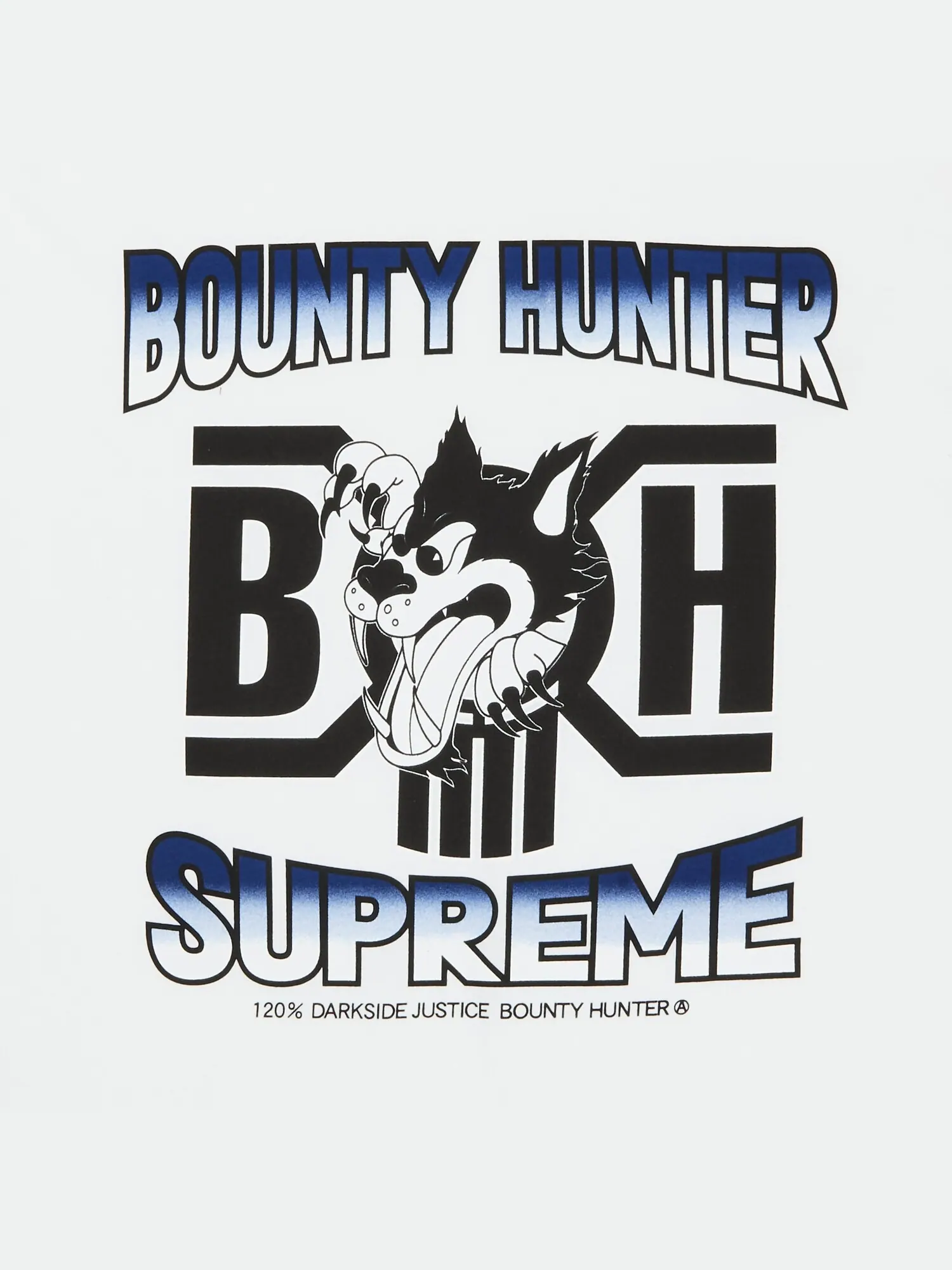 Футболка Supreme x Bounty Hunter Wolf — изображение 3 из 3, белый