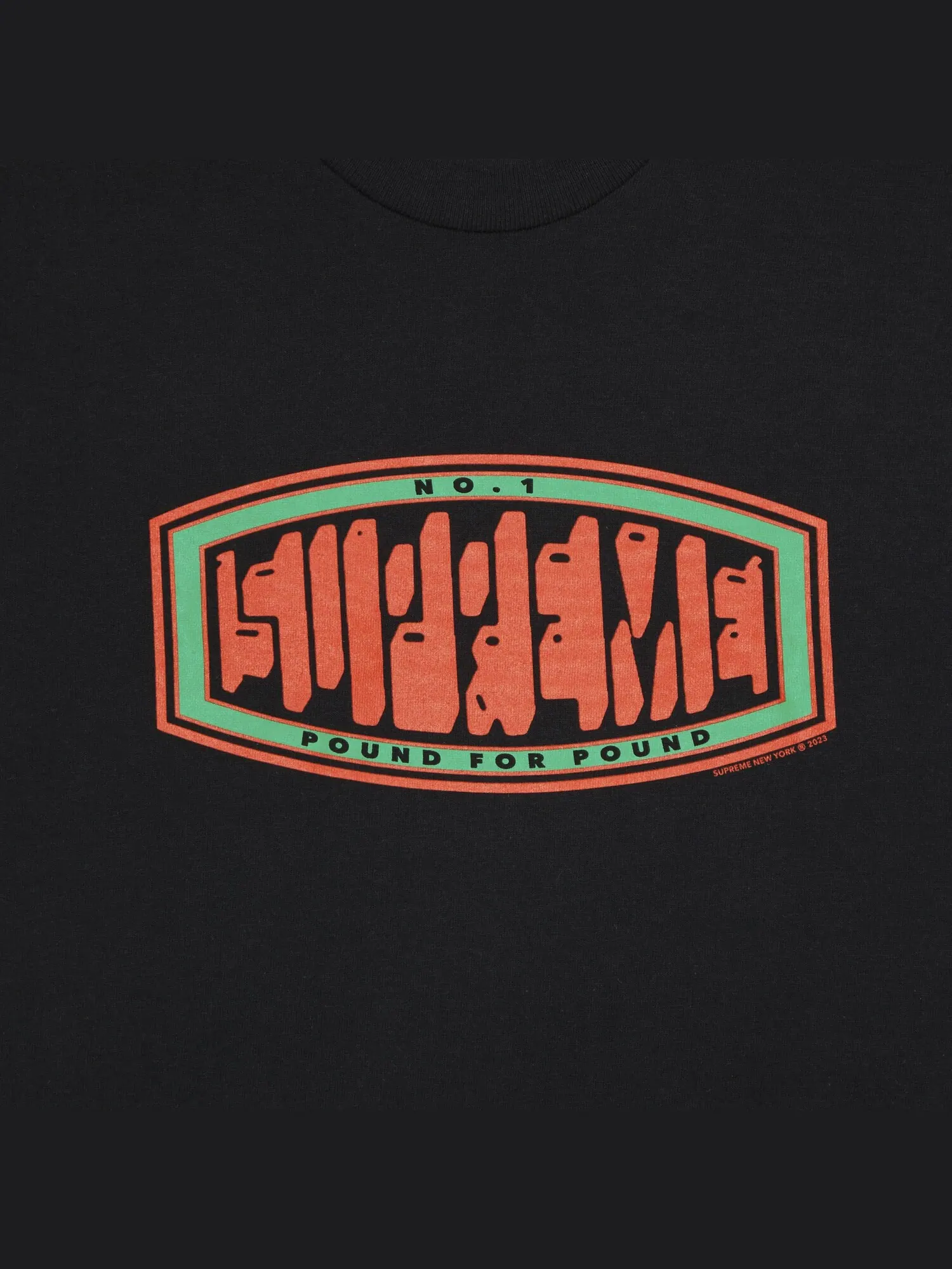 Футболка Supreme Pound — изображение 2 из 2, черный