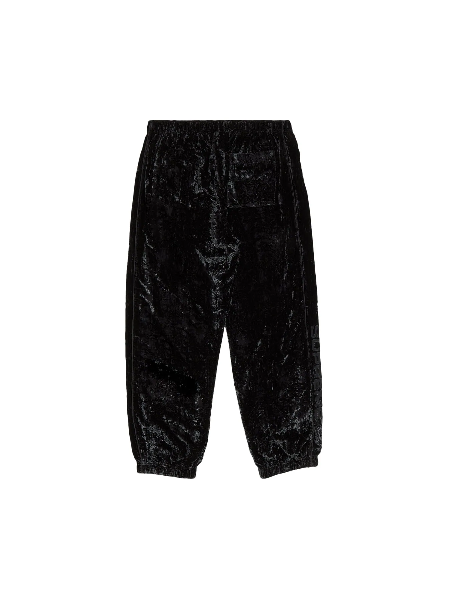 Спортивные брюки Supreme из бархата — изображение 2 из 3, черный