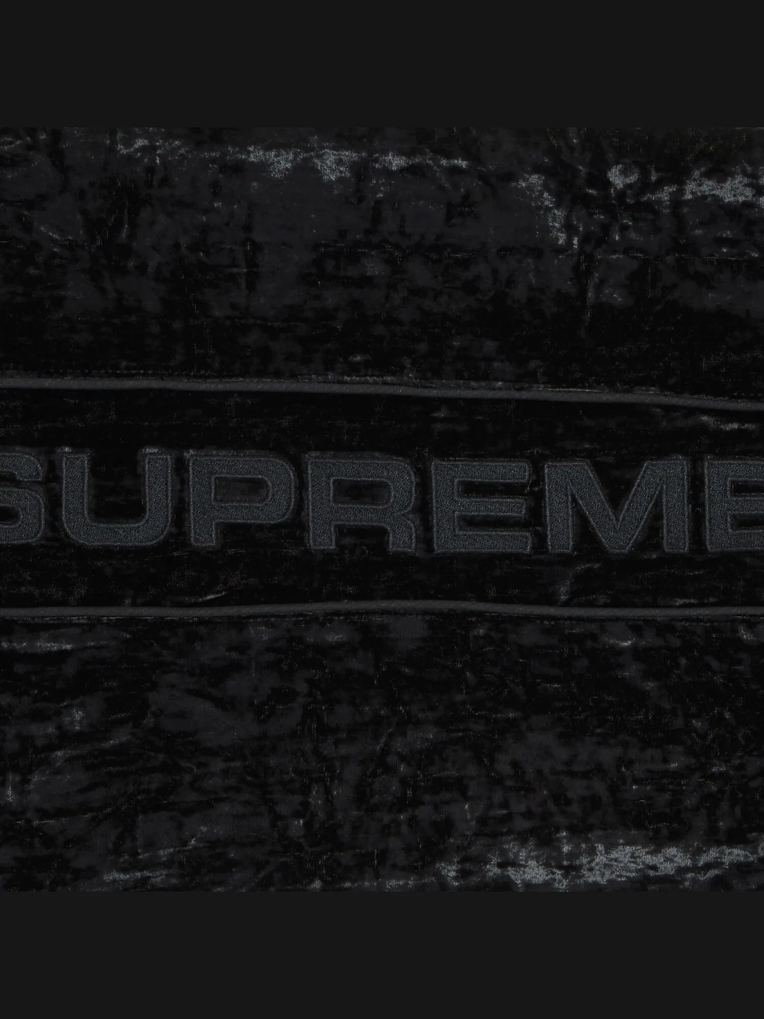 Спортивные брюки Supreme из бархата — изображение 3 из 3, черный