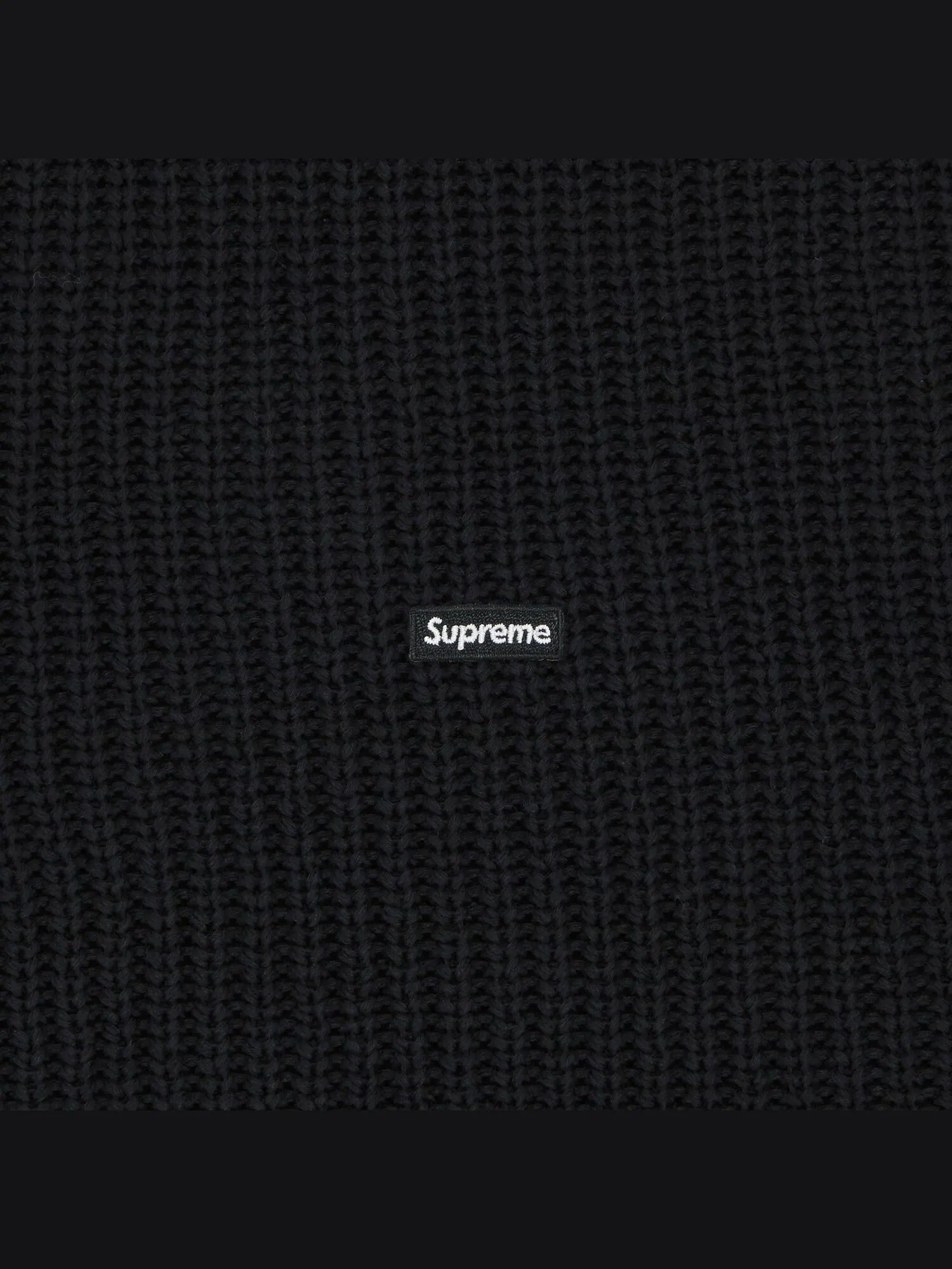 Свитер в рубчик Supreme Small Box — изображение 2 из 2, черный