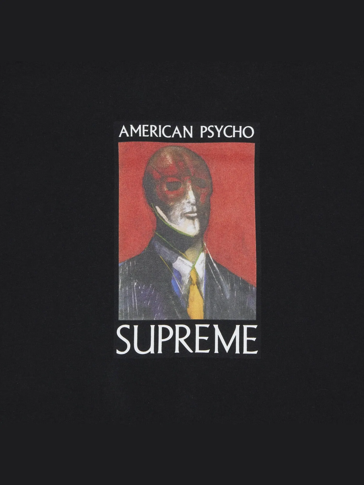 Футболка Supreme American Psycho — изображение 2 из 2, черный
