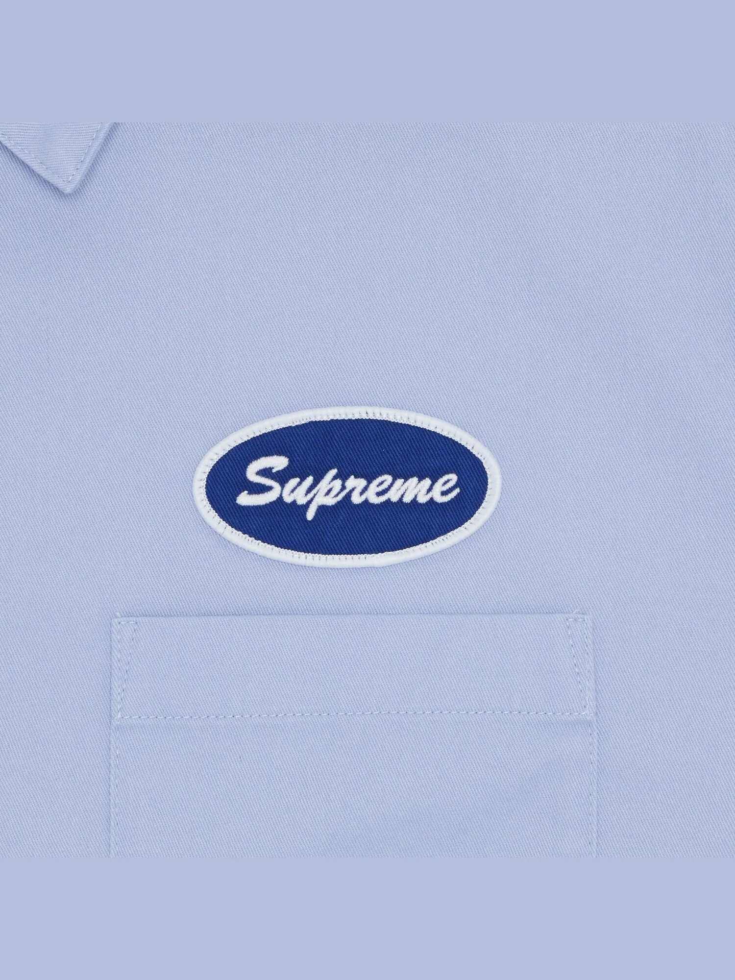 Рабочая рубашка Supreme Thermal с рукавами — изображение 3 из 3, светло-голубая