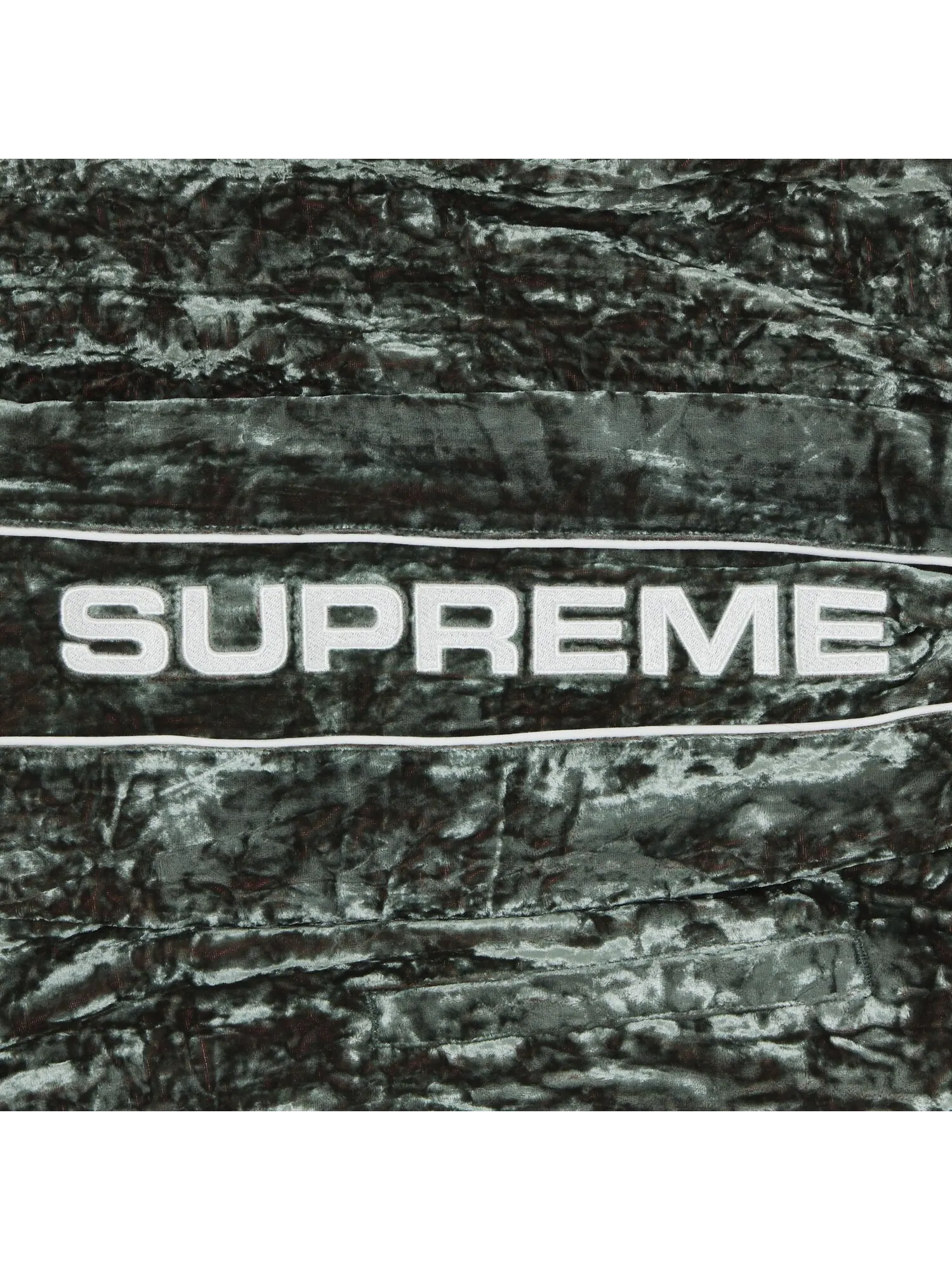 Спортивная куртка Supreme из бархатного бархата — изображение 3 из 3, оливковый