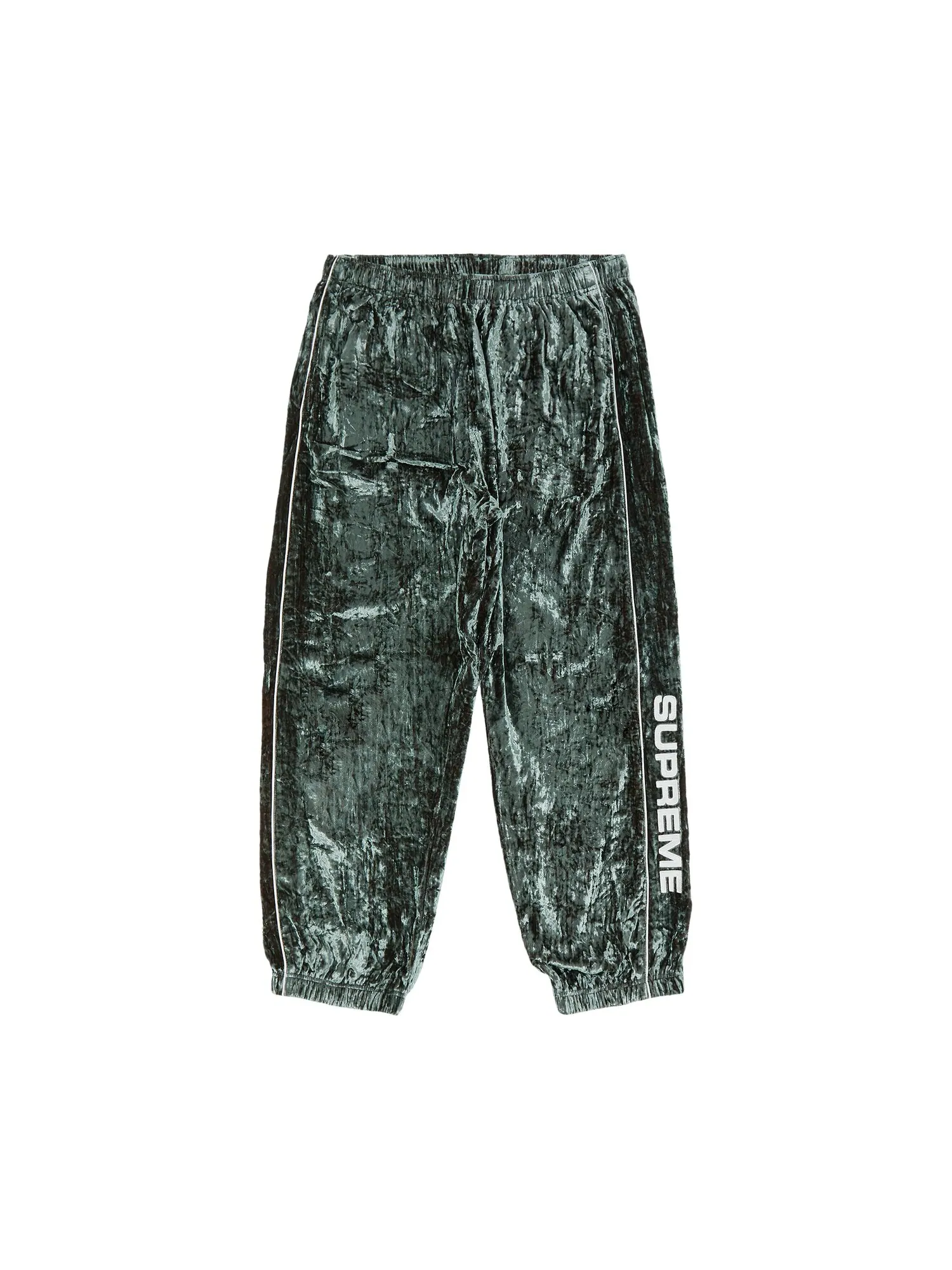 Спортивные брюки Supreme из бархатного бархата — изображение 1 из 3, оливковый
