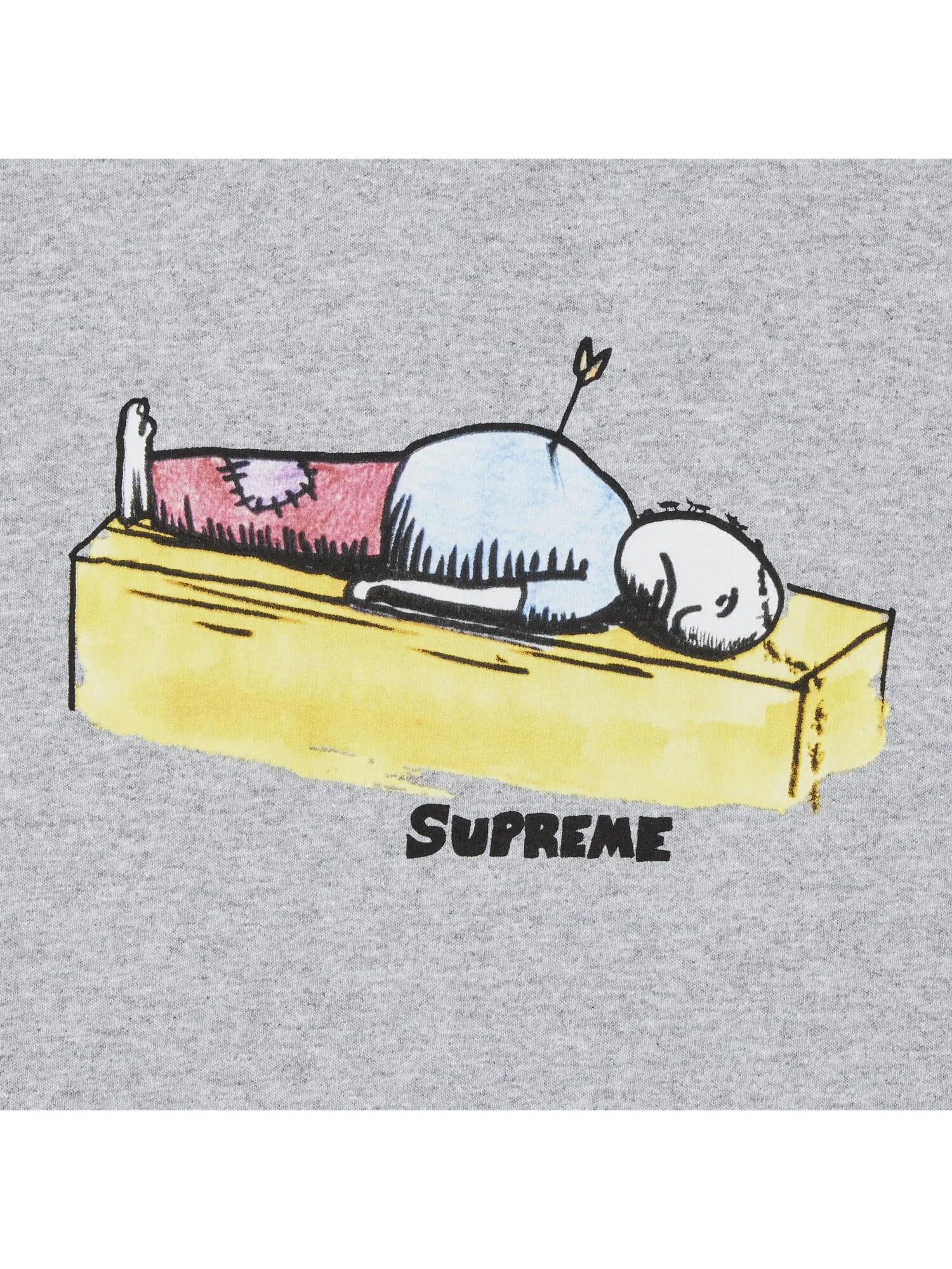 Футболка с длинными рукавами Supreme Neil Blender Arrow — изображение 2 из 2, серый