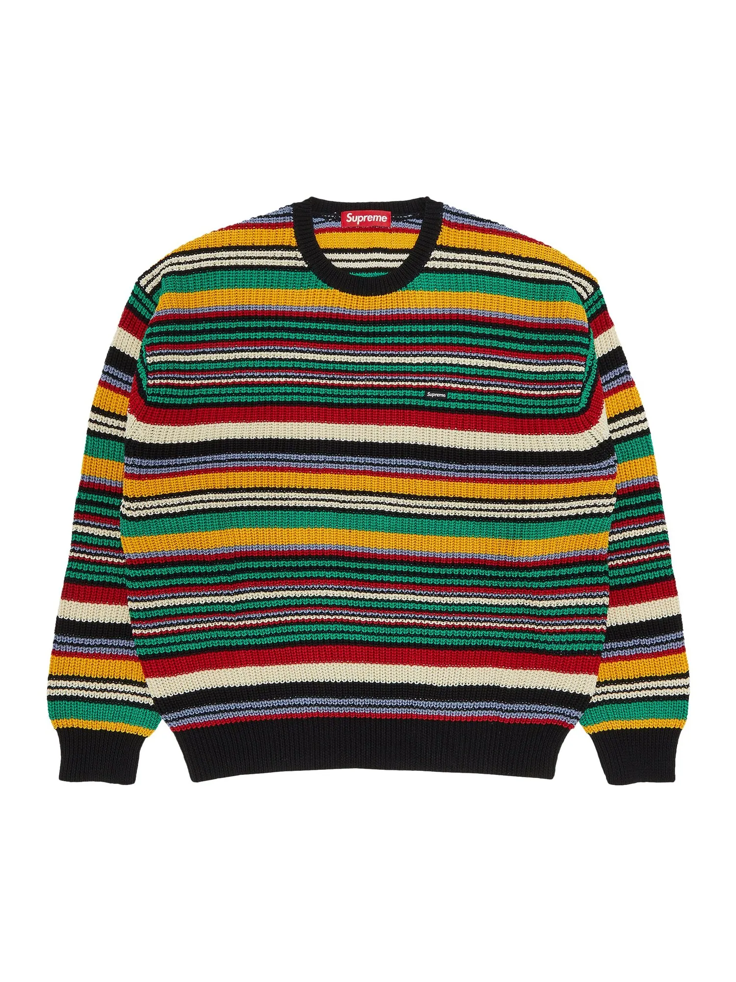Свитер в рубчик Supreme Small Box — изображение 1 из 2, мульти