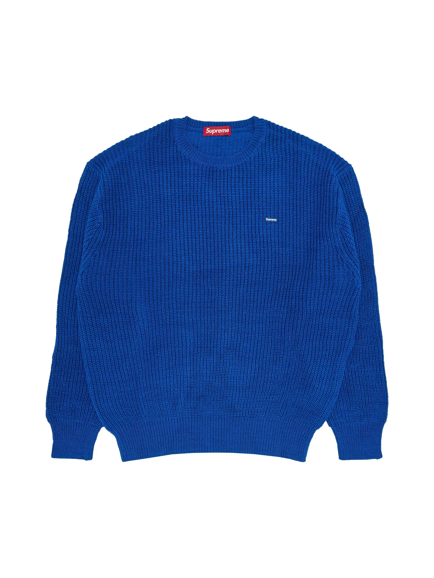 Свитер в рубчик Supreme Small Box — изображение 1 из 2, королевский