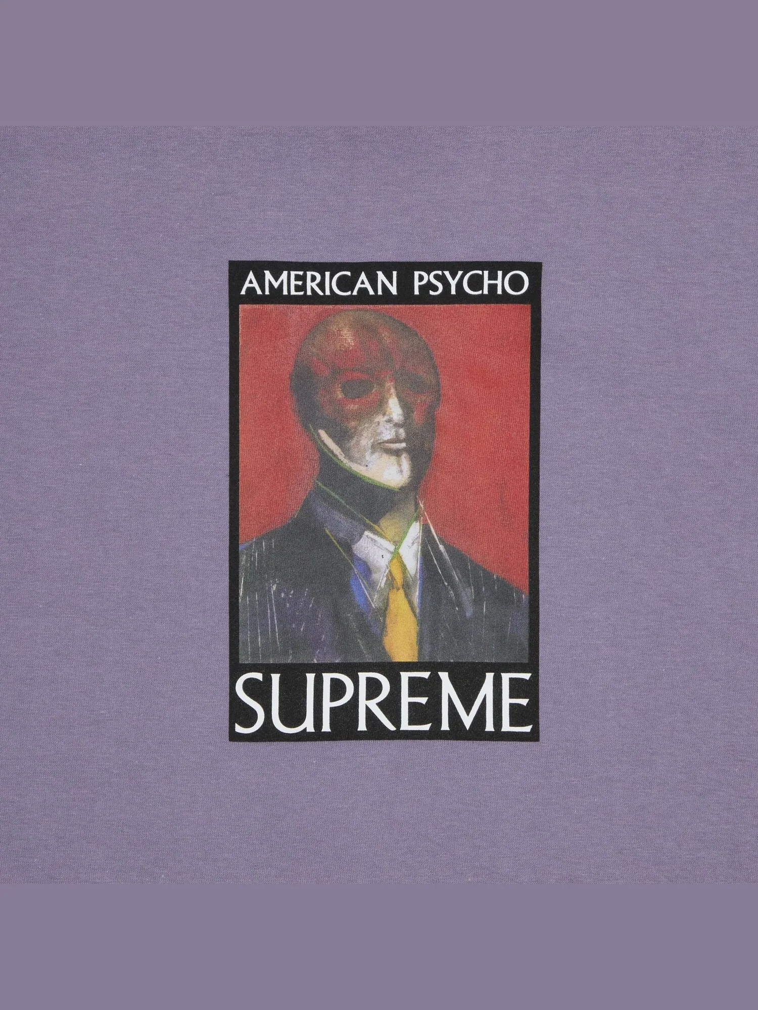 Футболка Supreme American Psycho — изображение 2 из 2, фиолетовый