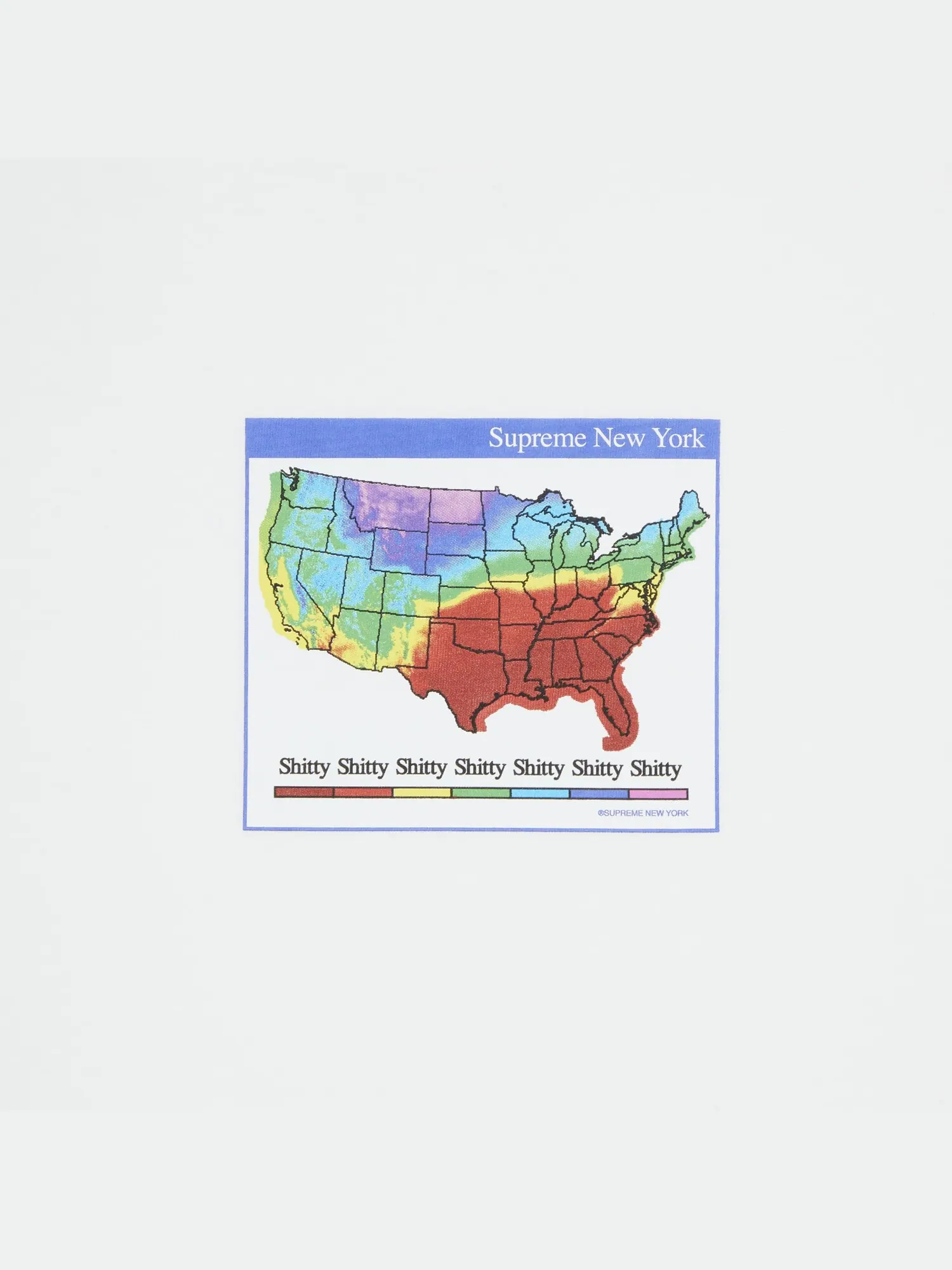 Футболка Supreme Weather — изображение 2 из 2, белый