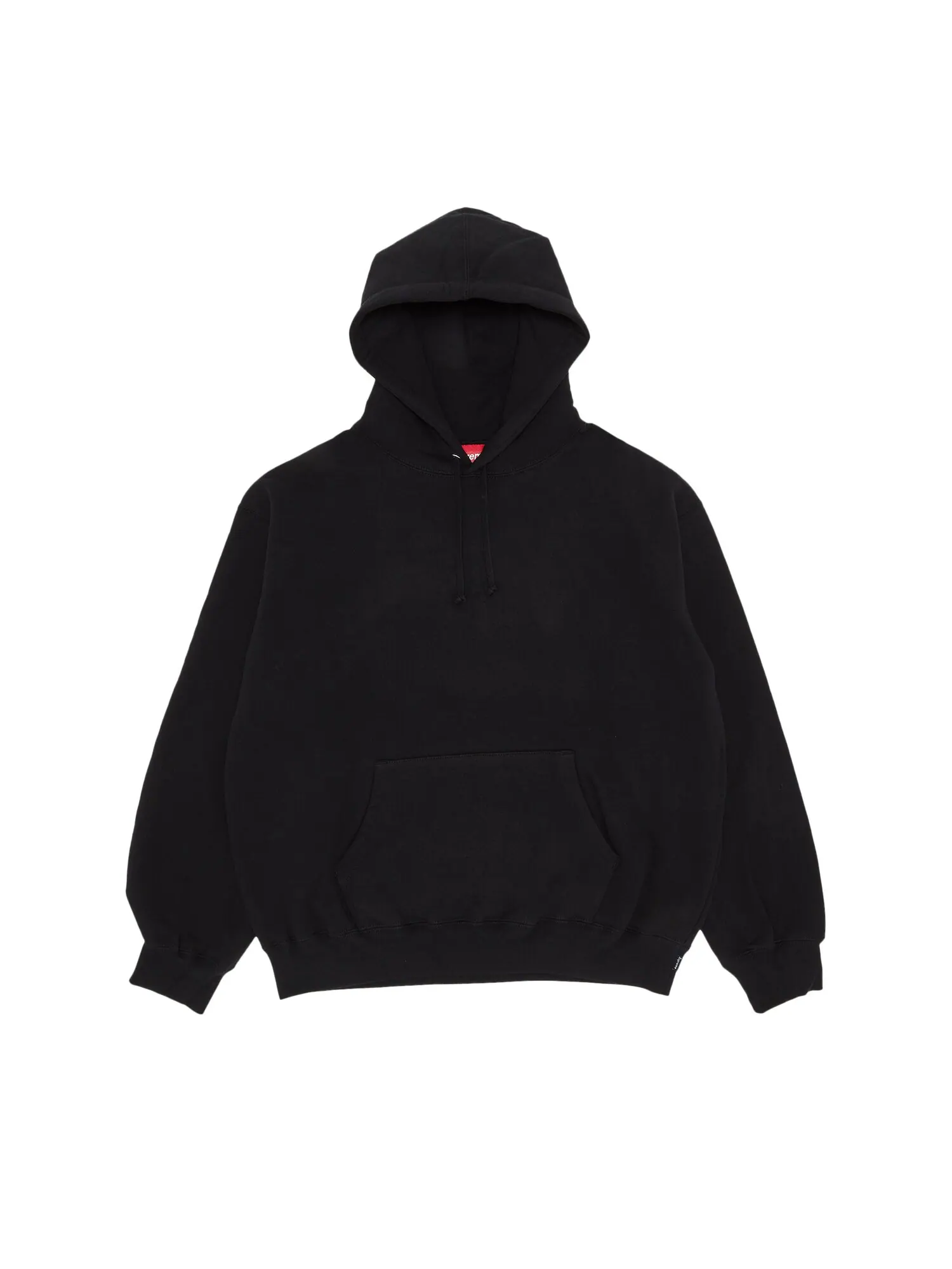 Толстовка с капюшоном Supreme из атласа и аппликацией — изображение 1 из 3, черный