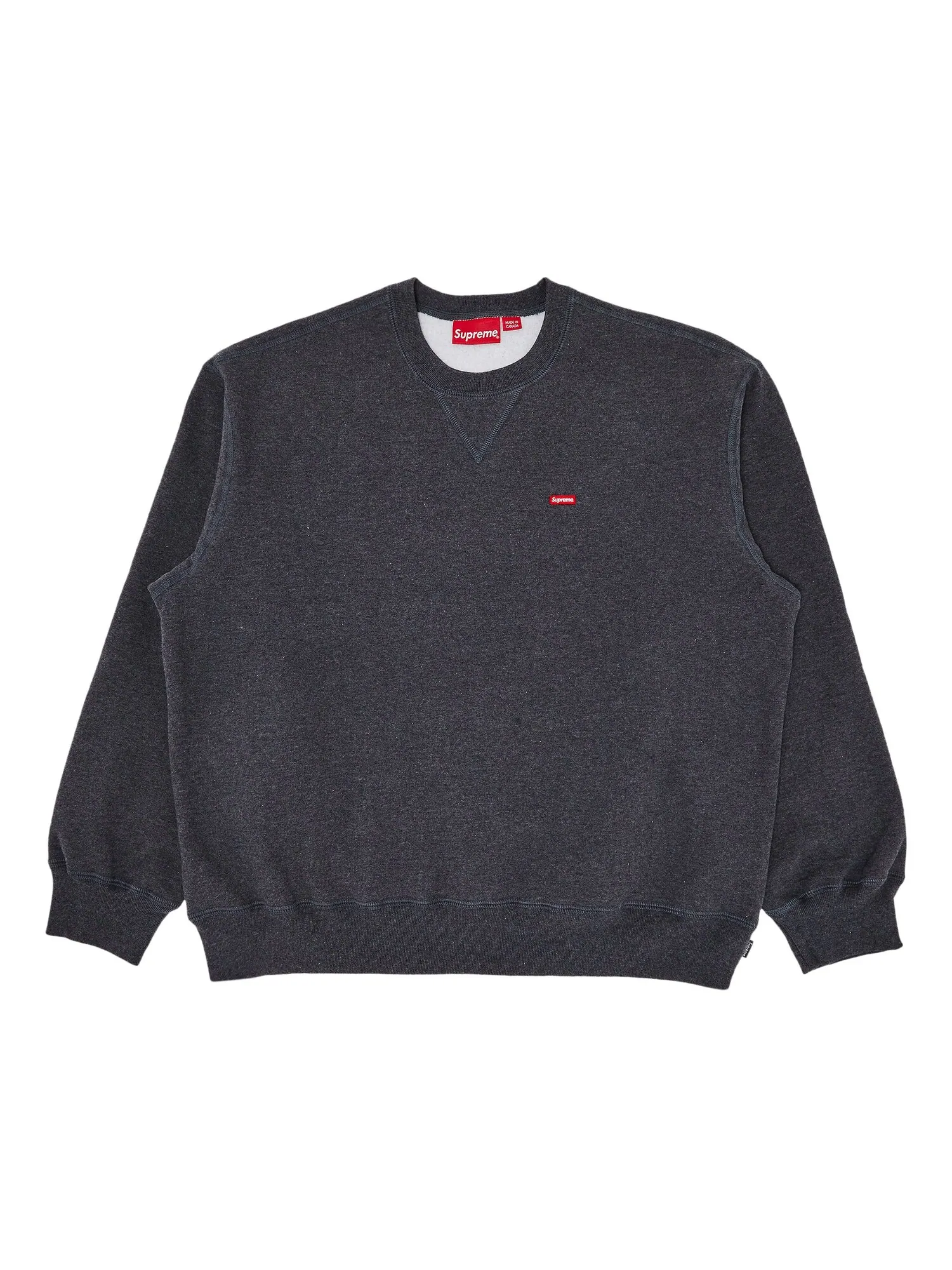 Supreme Small Box Crewneck — изображение 1 из 2, темно-серый