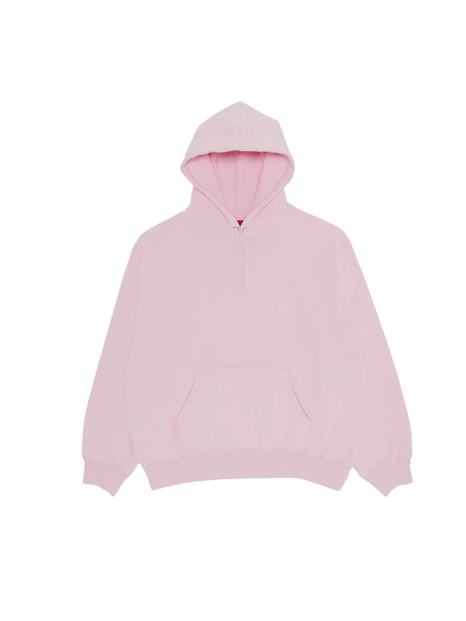 Толстовка с капюшоном Supreme из атласной аппликации — изображение 1 из 3, светлый розовый