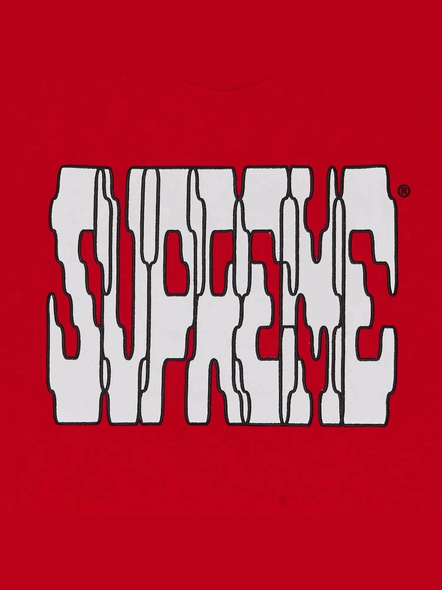 Топ с короткими рукавами Supreme Digi — изображение 2 из 2, красный