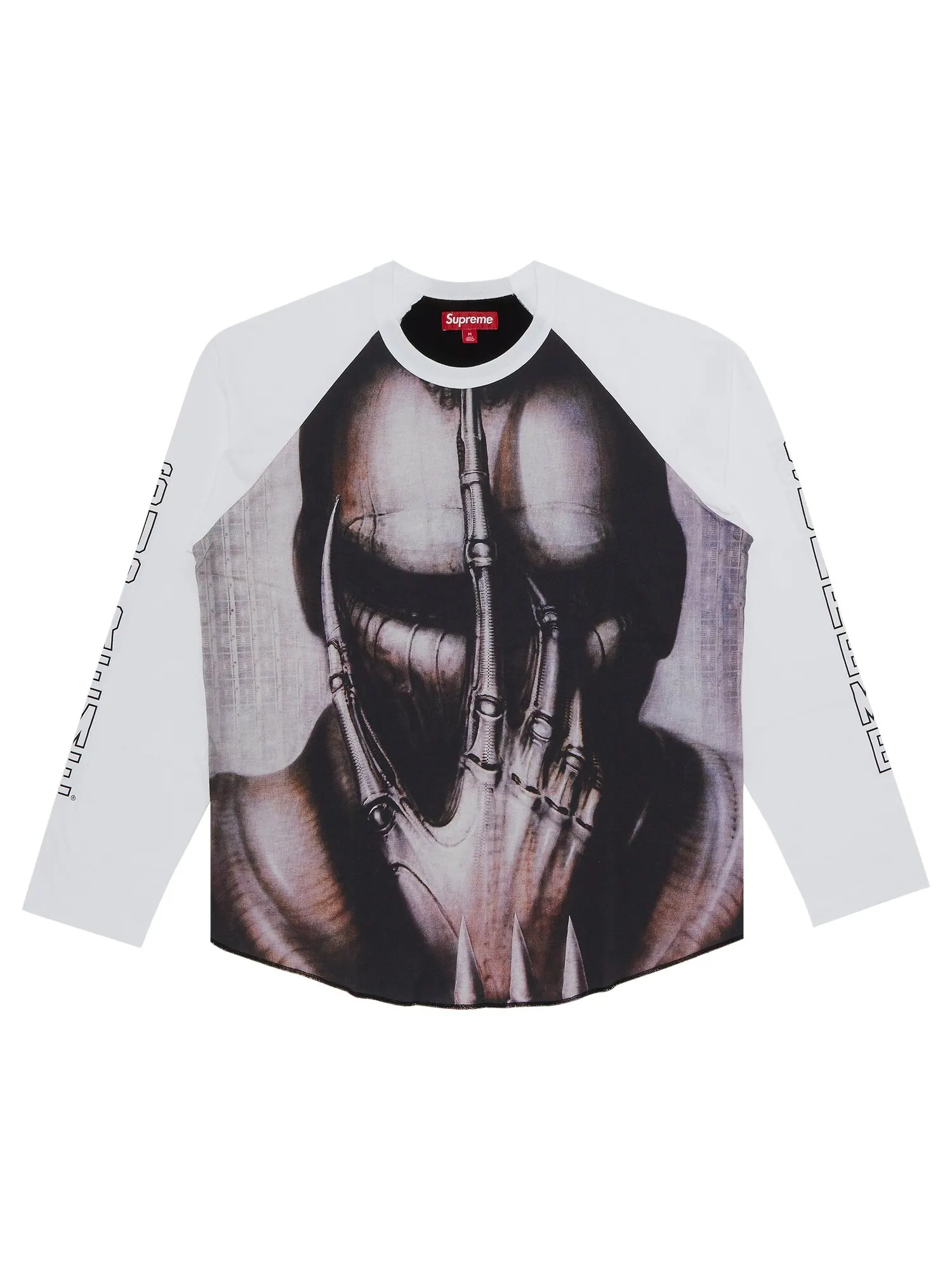 Топ с длинными рукавами Supreme HR Giger Raglan — изображение 1 из 3, белый