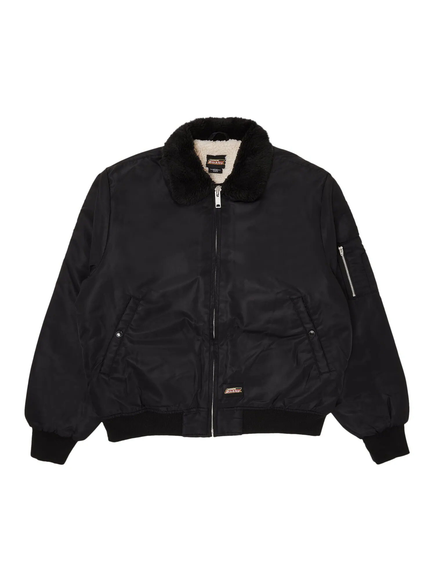 Куртка-бомбер с меховым воротником Supreme x Dickies — изображение 1 из 3, черный