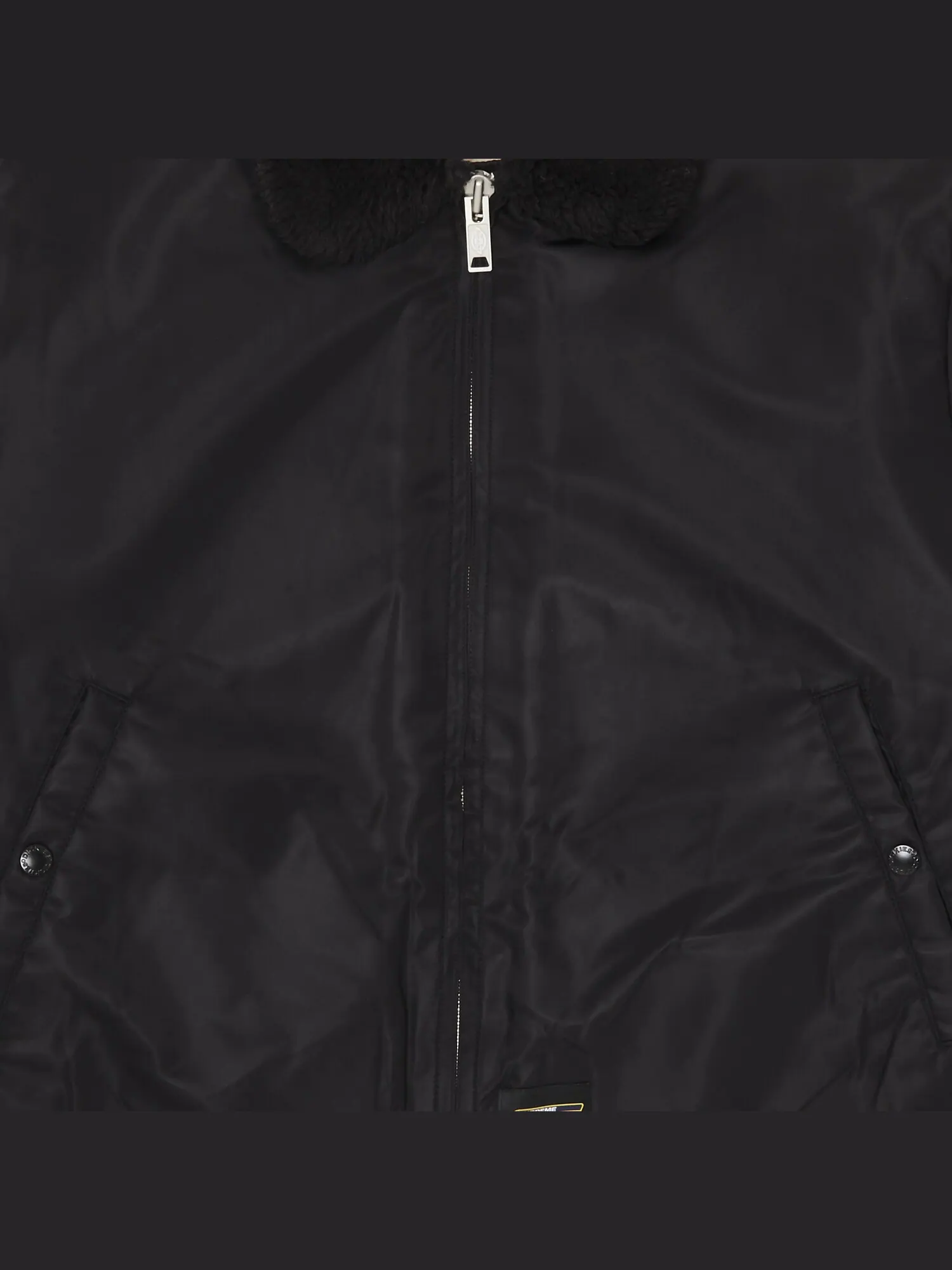 Куртка-бомбер с меховым воротником Supreme x Dickies — изображение 3 из 3, черный