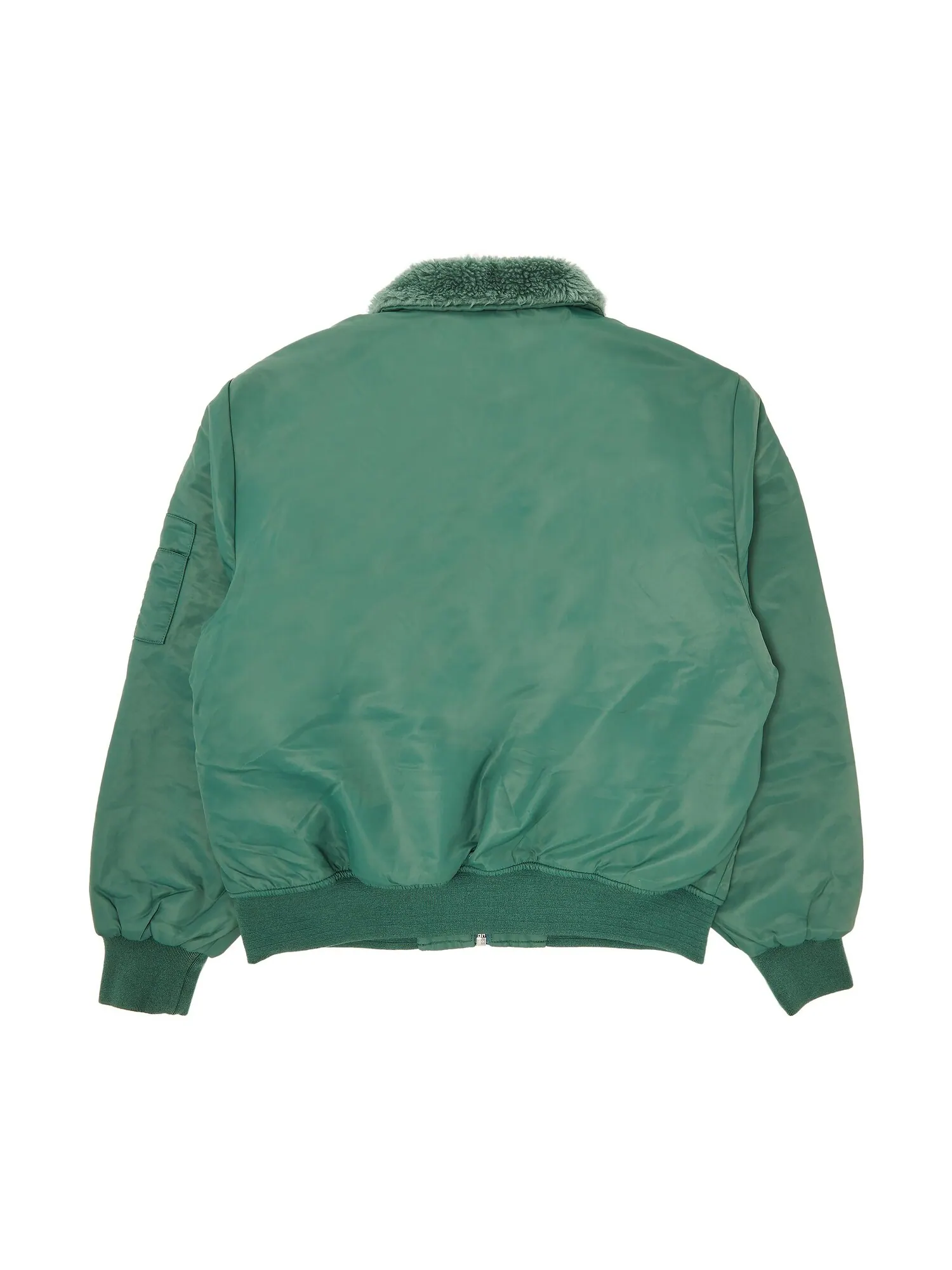 Куртка-бомбер с меховым воротником Supreme x Dickies — изображение 2 из 3, зеленый