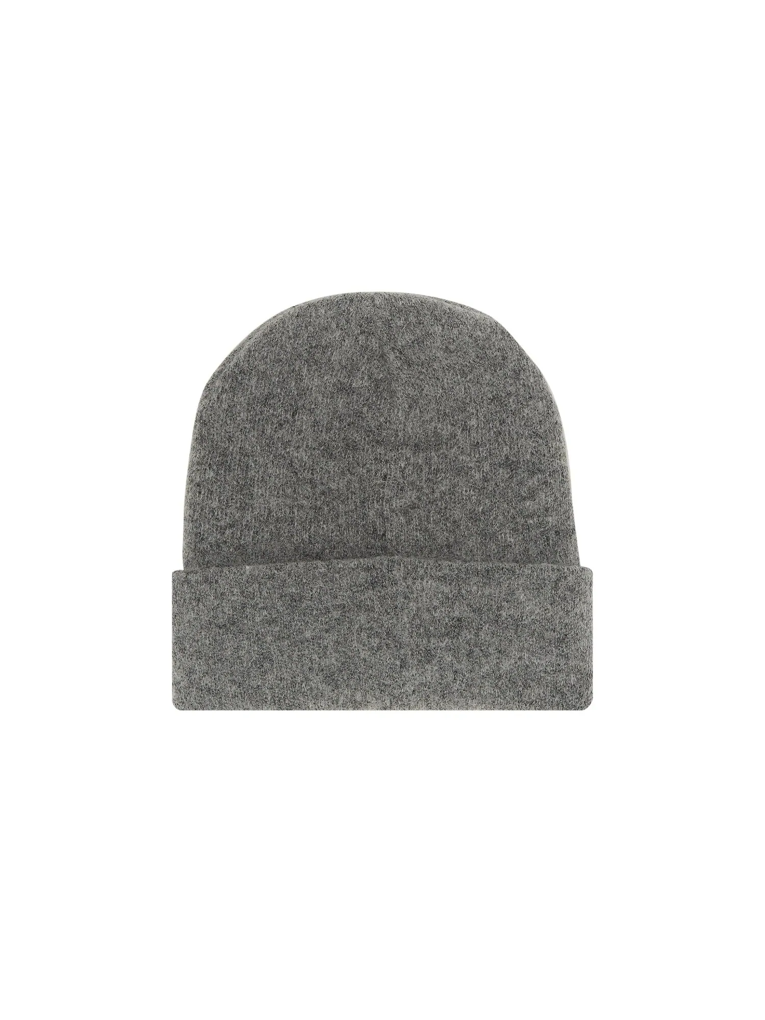 Шапка-бини Supreme из мохера Heather Grey — изображение 2 из 3, серый