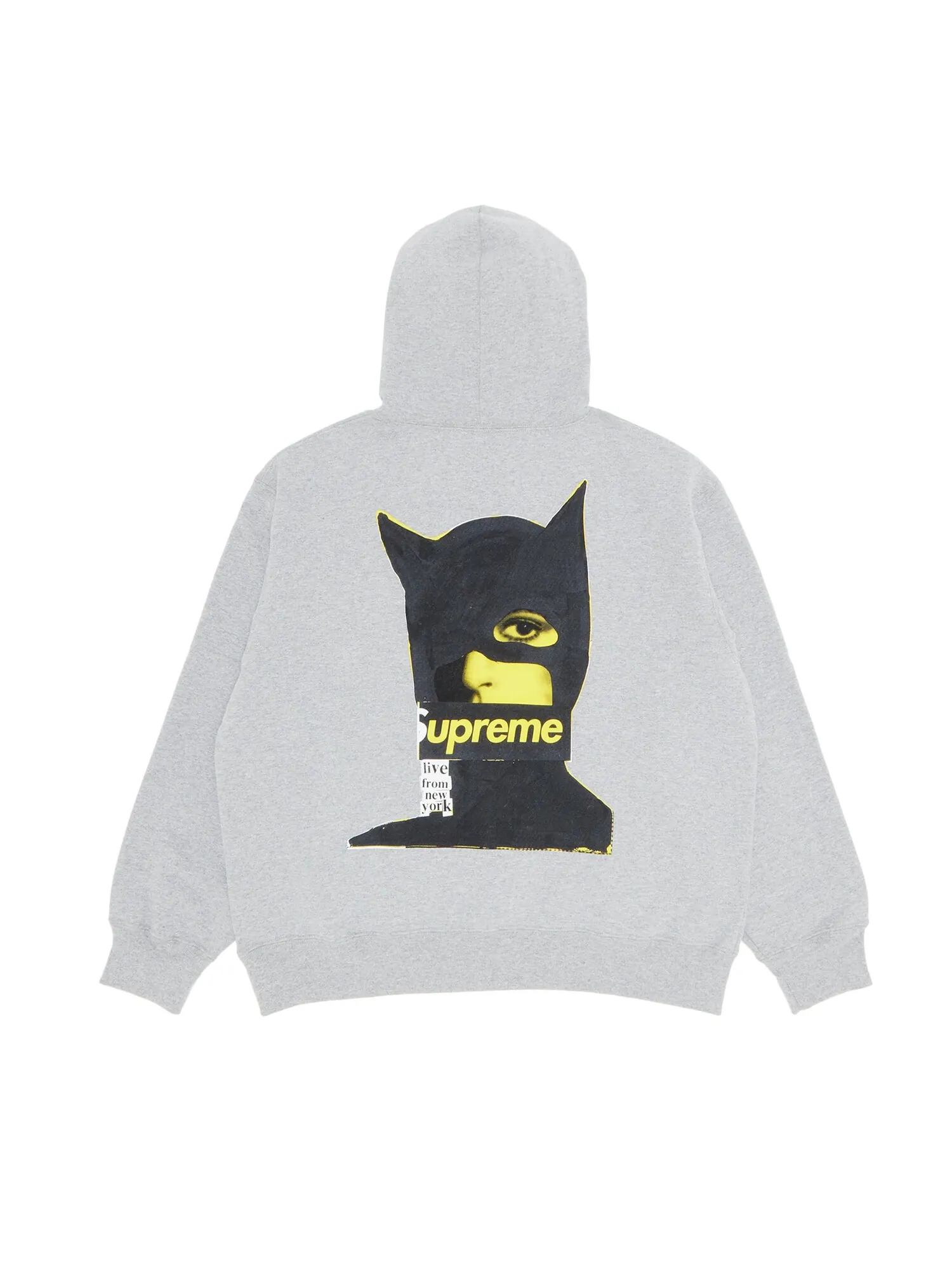 Толстовка Supreme с капюшоном Женщина-кошка — изображение 2 из 3, серый