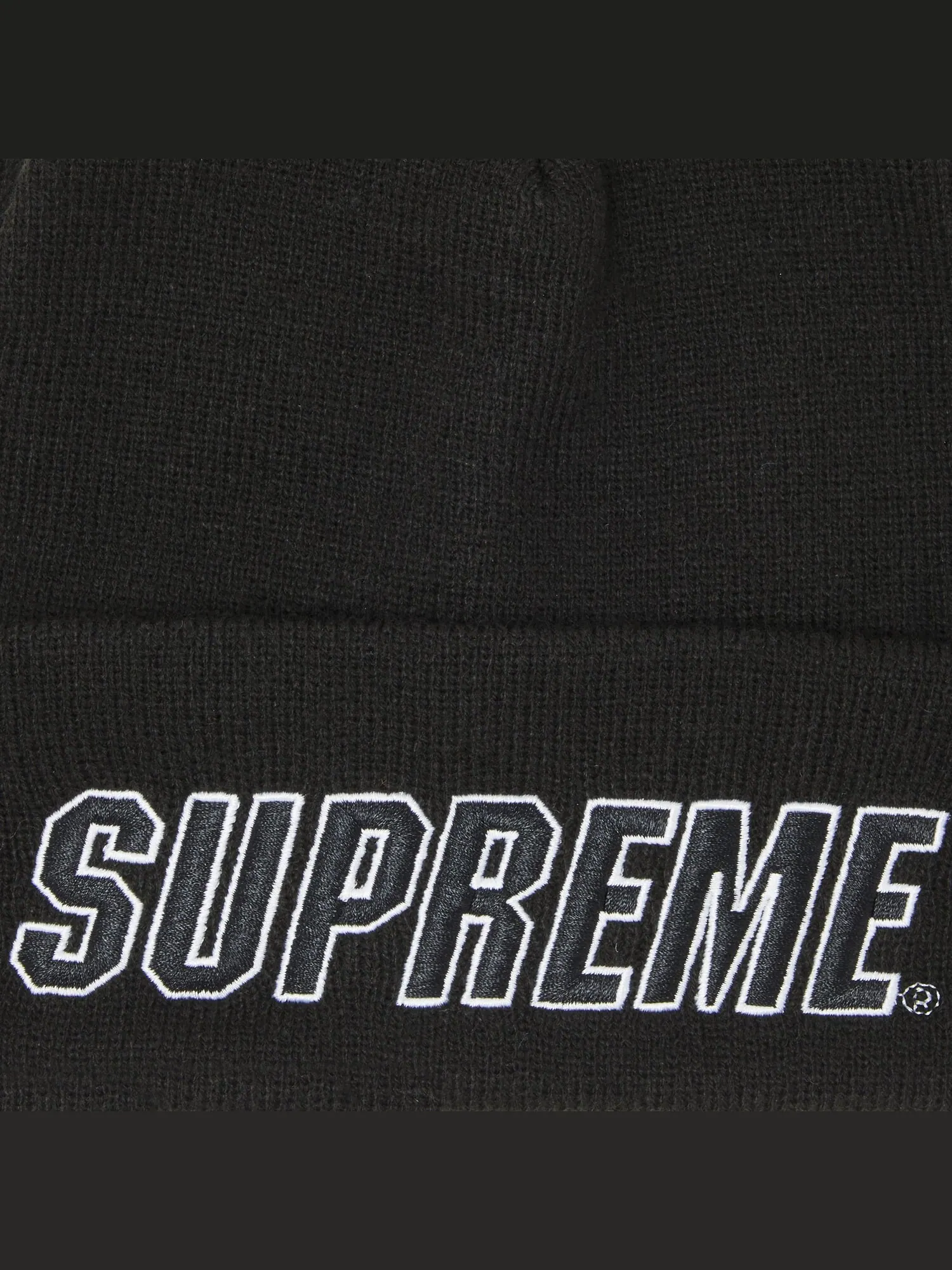 Шапка-бини Supreme Slant — изображение 3 из 3, черный