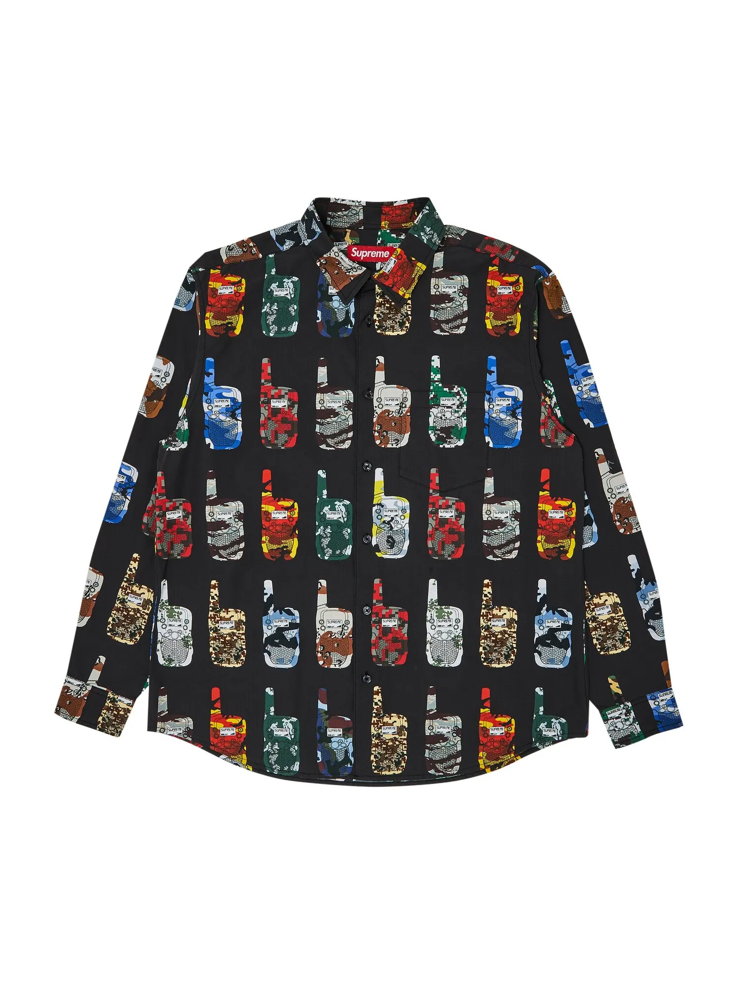 Рубашка Supreme для рации — изображение 1 из 3, черный