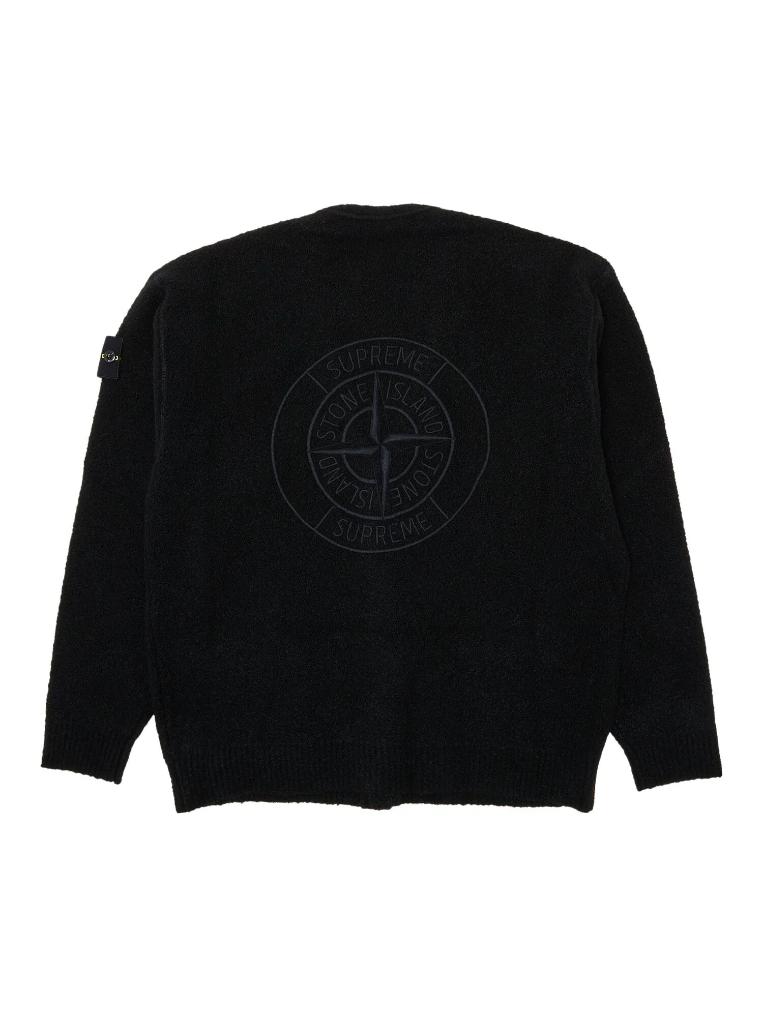 Кардиган Supreme x Stone Island Boucl — изображение 2 из 3, черный