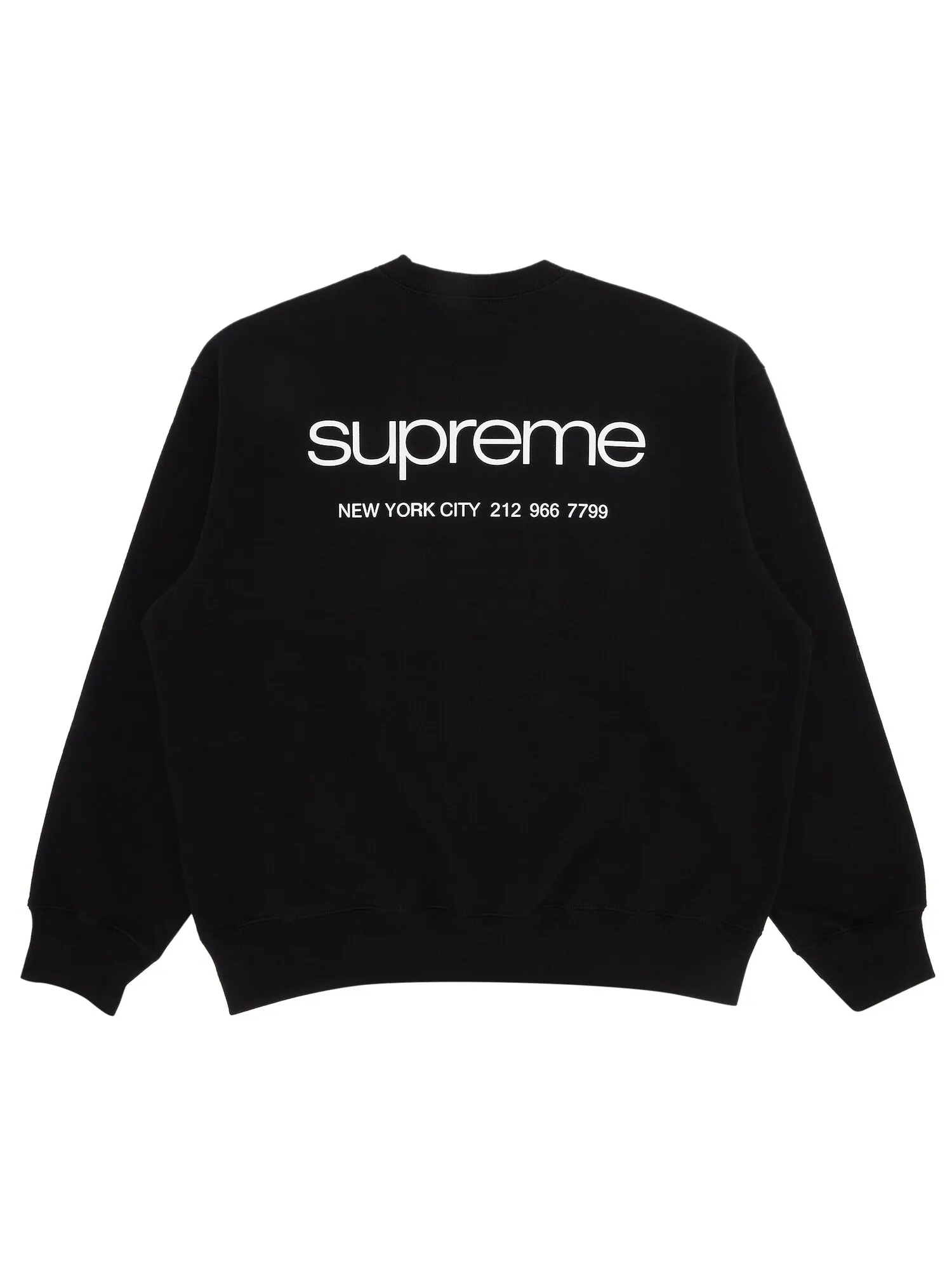 Крюнек Supreme NYC — изображение 2 из 3, черный