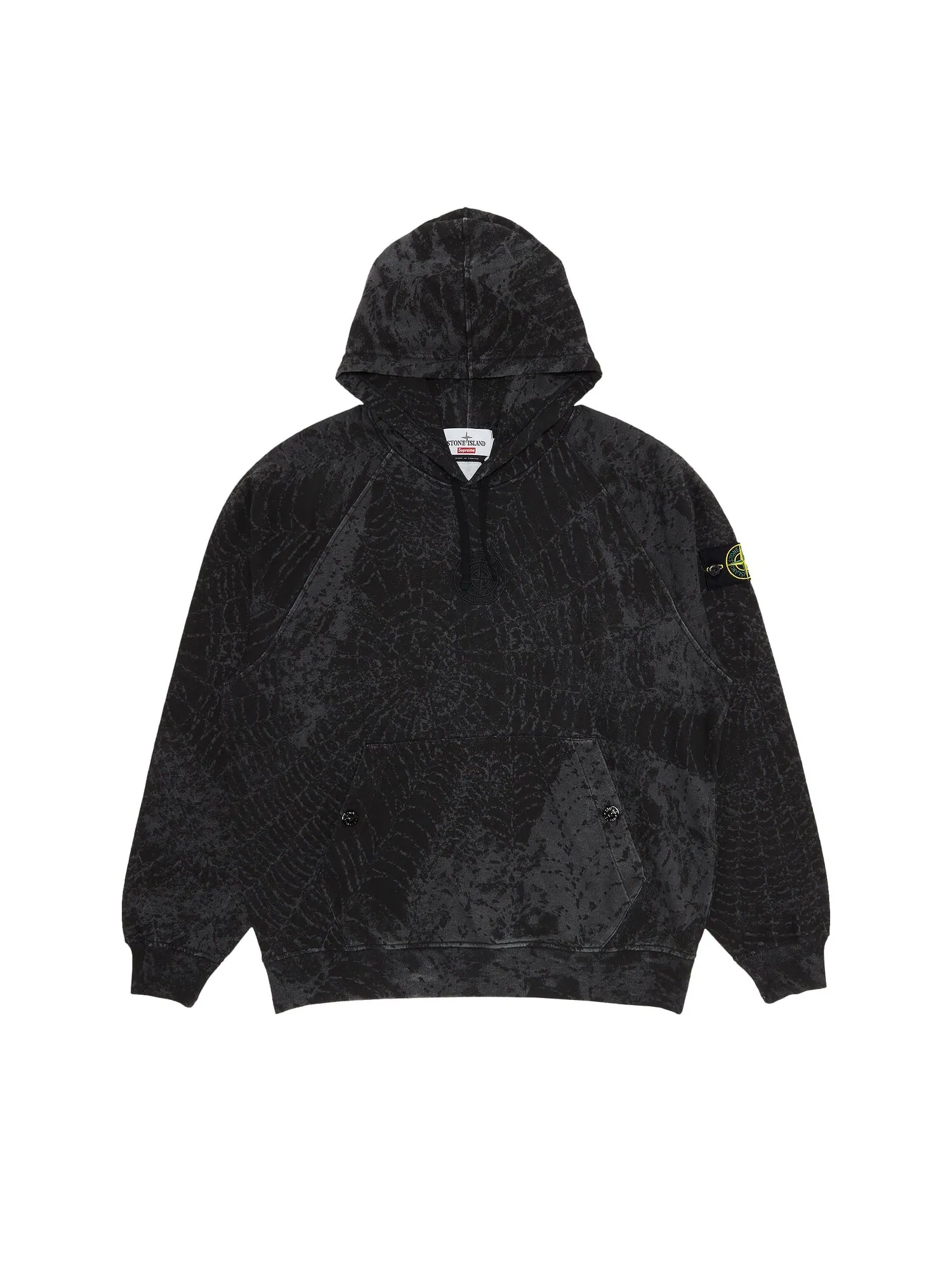 Толстовка с капюшоном Supreme x Stone Island — изображение 1 из 3, черный