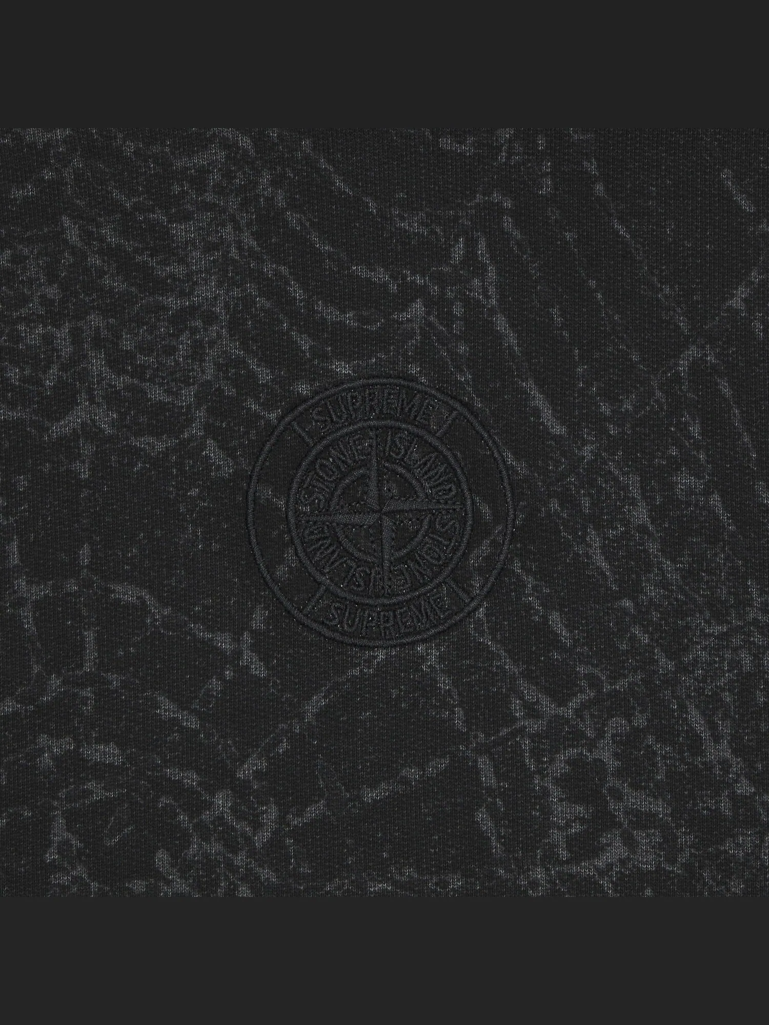 Толстовка с капюшоном Supreme x Stone Island — изображение 3 из 3, черный