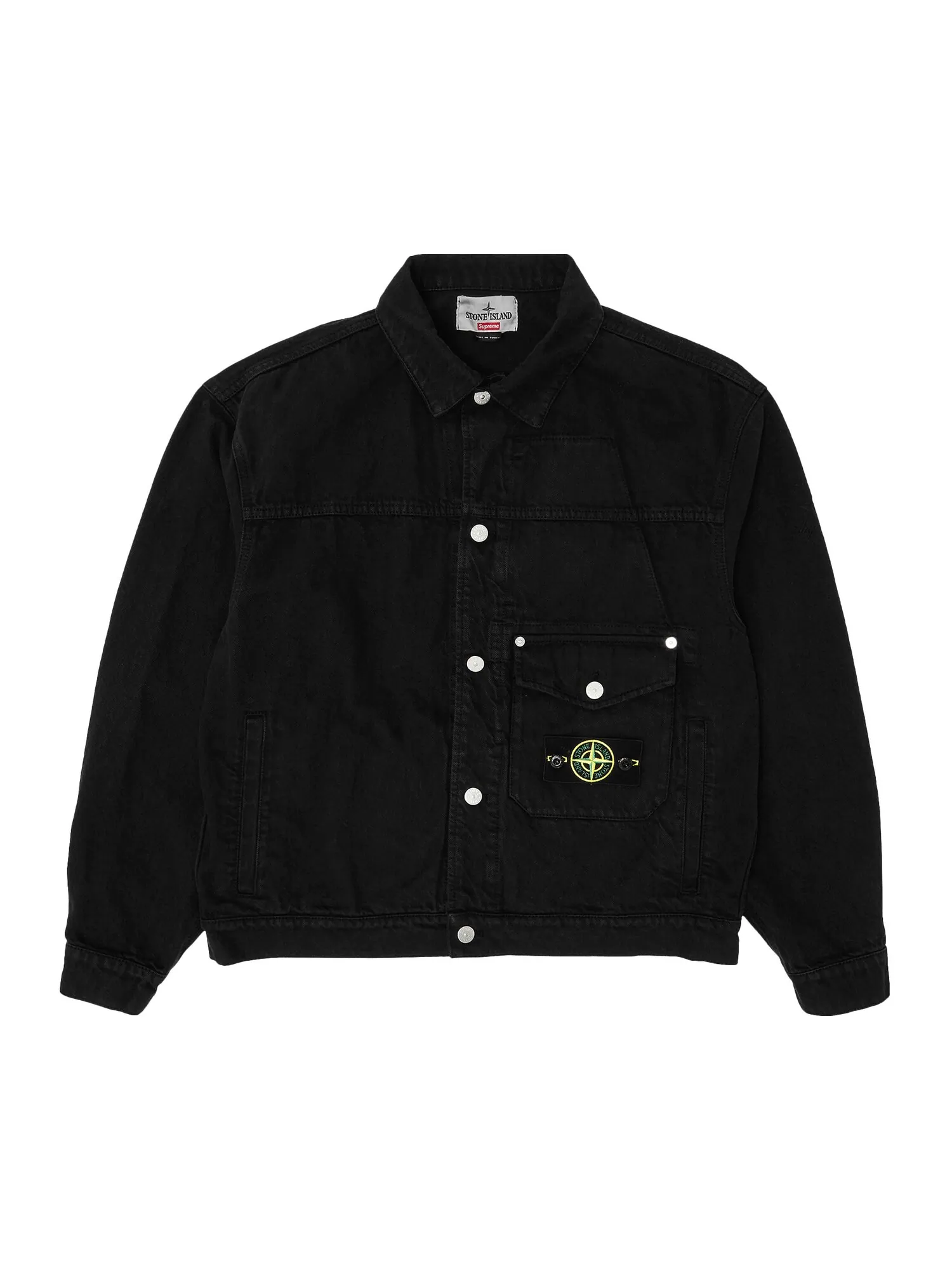 Куртка Supreme x Stone Island Denim Trucker — изображение 1 из 3, черный