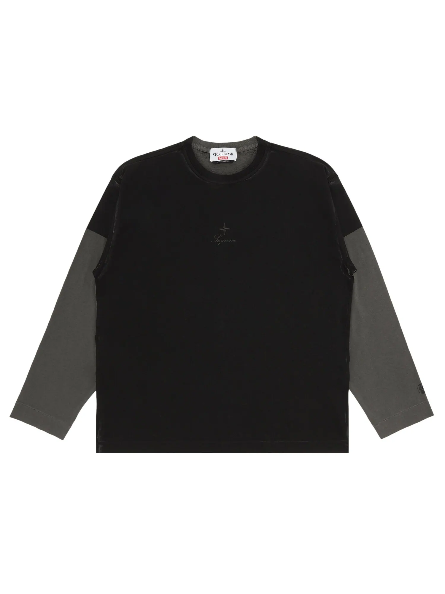 Топ с длинными рукавами Supreme x Stone Island — изображение 1 из 3, черный