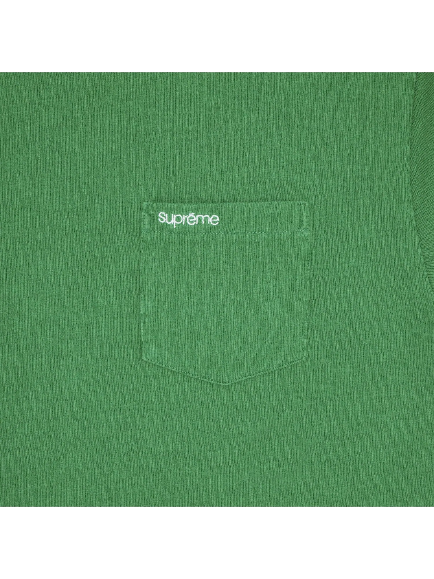 Футболка Supreme с короткими рукавами и карманами — изображение 2 из 2, зеленый