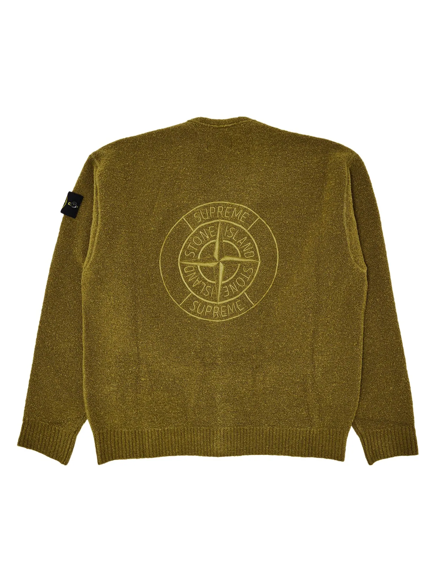 Кардиган Supreme x Stone Island Boucl — изображение 2 из 3, оливковый