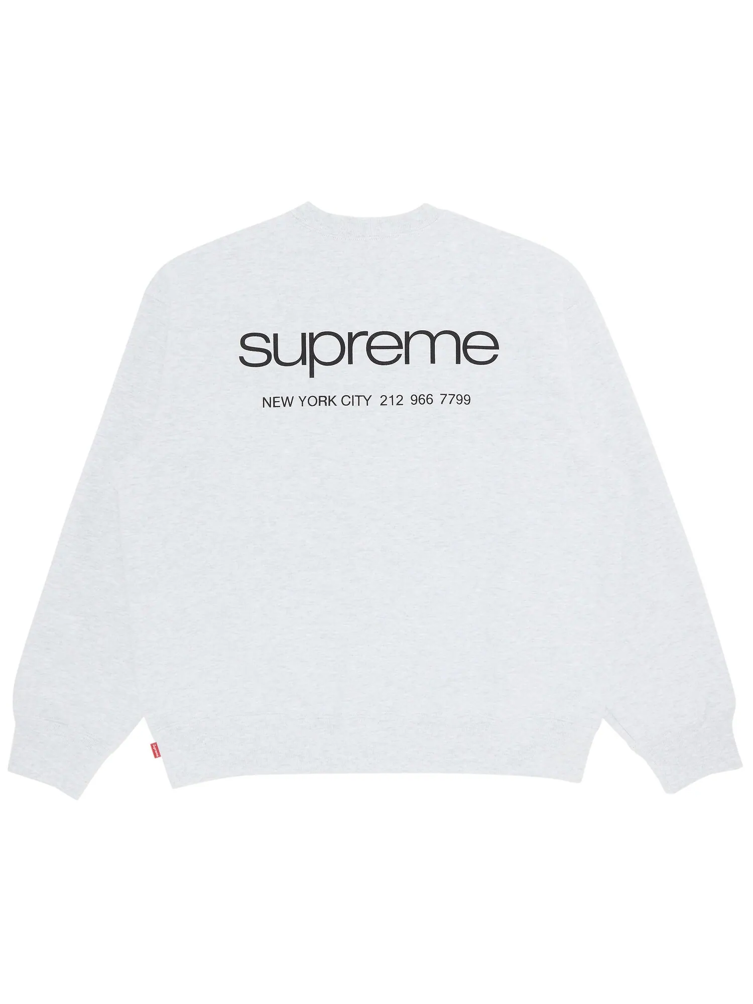 Крюнек Supreme NYC Пепельно-серый — изображение 2 из 3