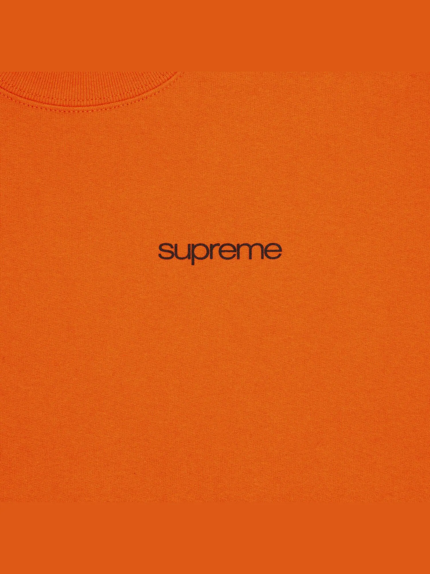 Крюнек Supreme NYC Темно-оранжевый — изображение 3 из 3, темный оранжевый