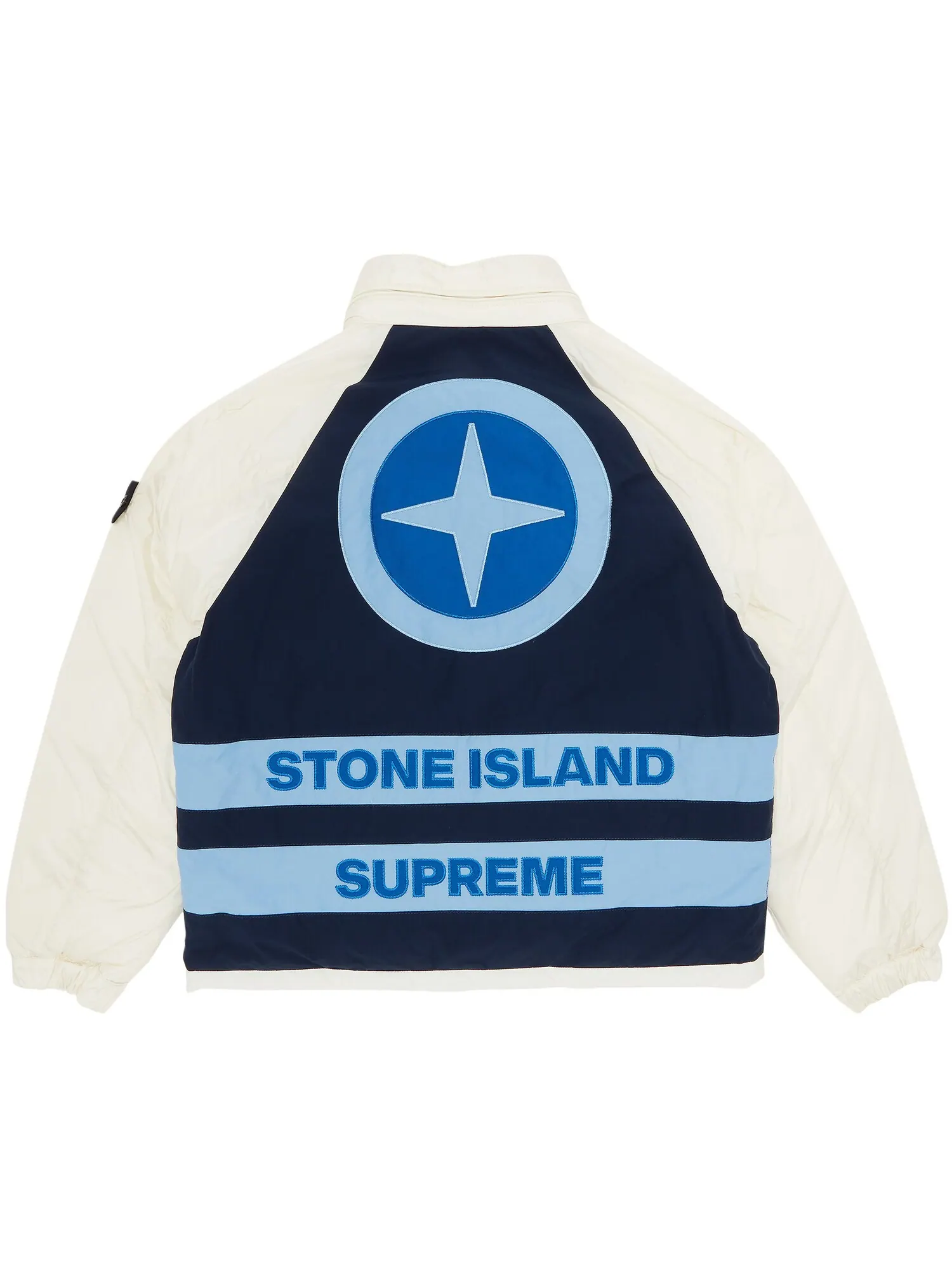 Двусторонний пуховик Supreme x Stone Island — изображение 2 из 3, белый
