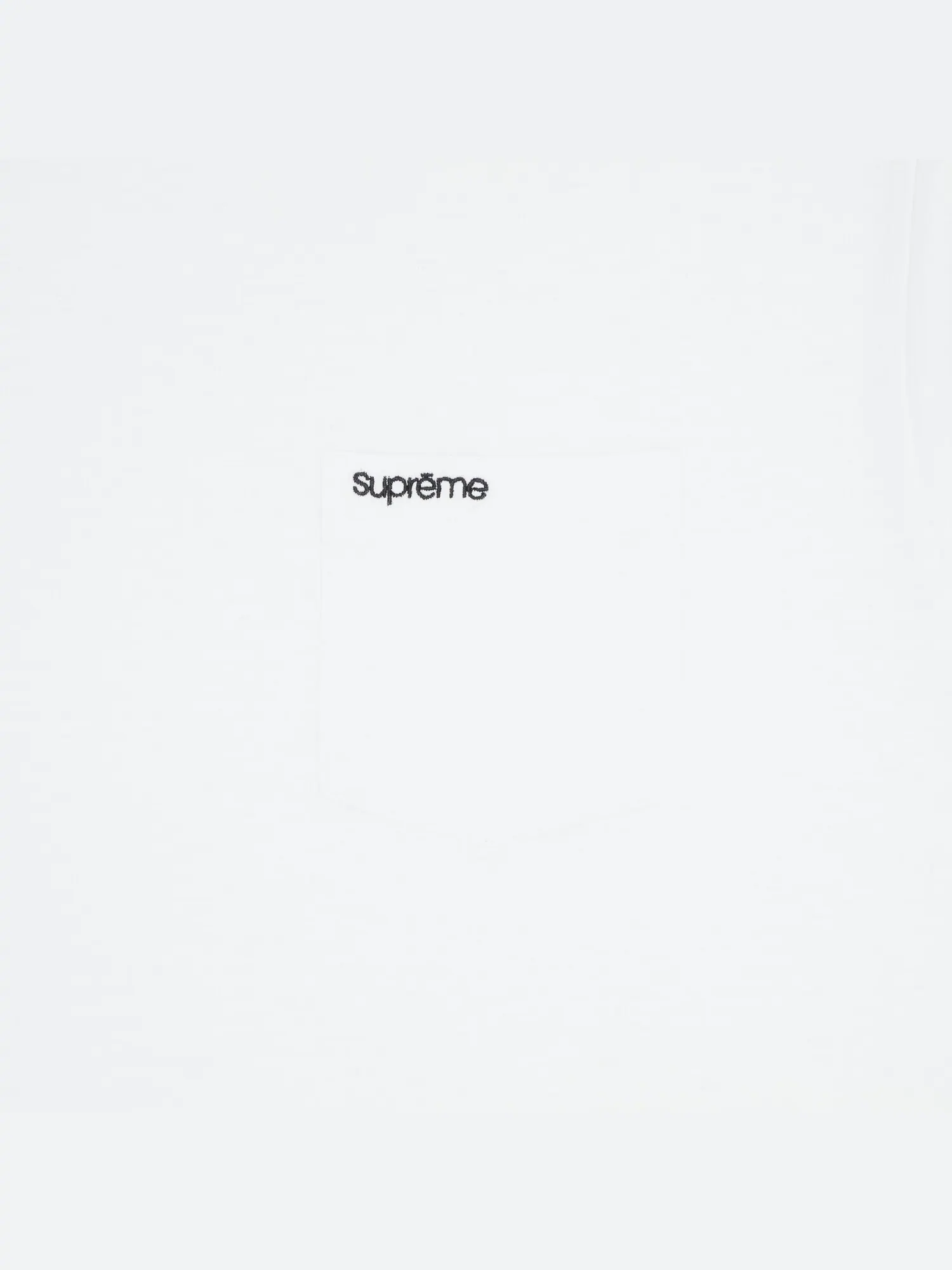 Футболка Supreme с короткими рукавами и карманами — изображение 2 из 2, белый