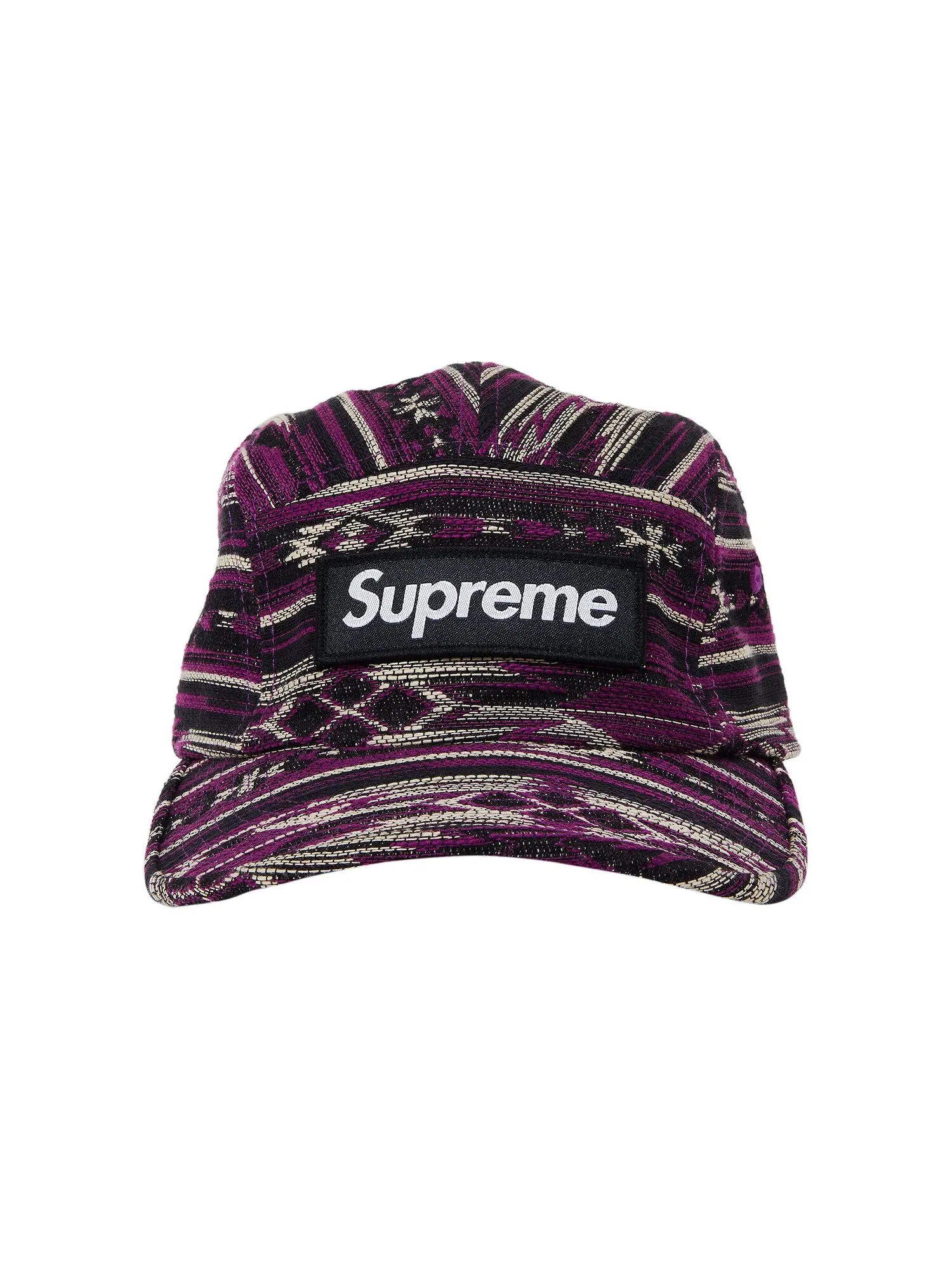 Кепка Supreme с тканым узором — изображение 1 из 4, фиолетовый