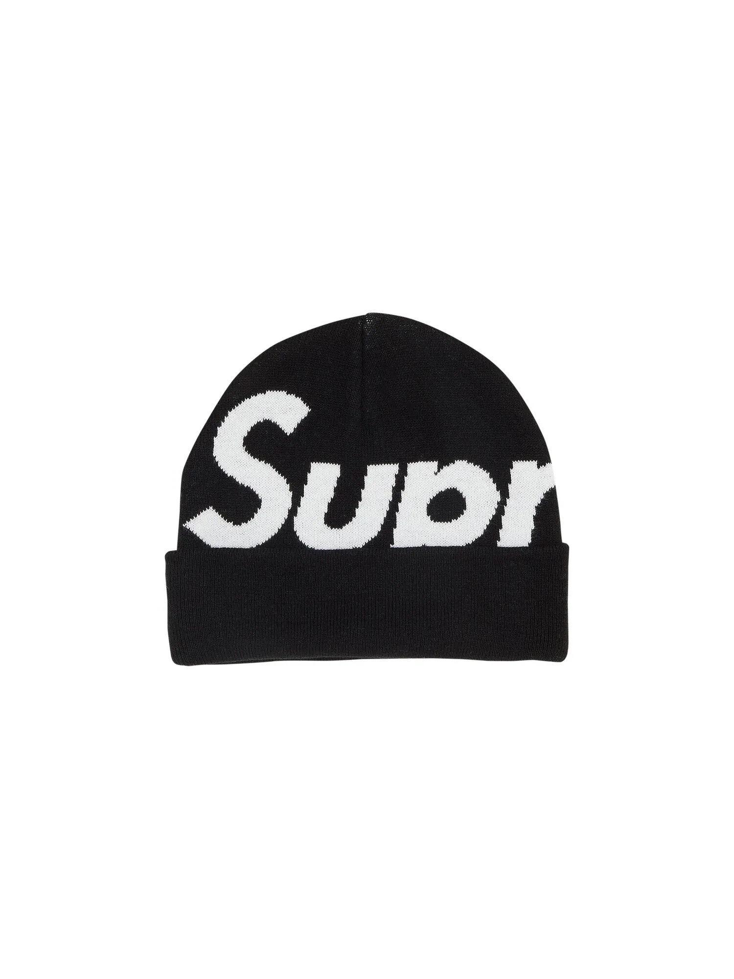 Шапка-бини Supreme с большим логотипом