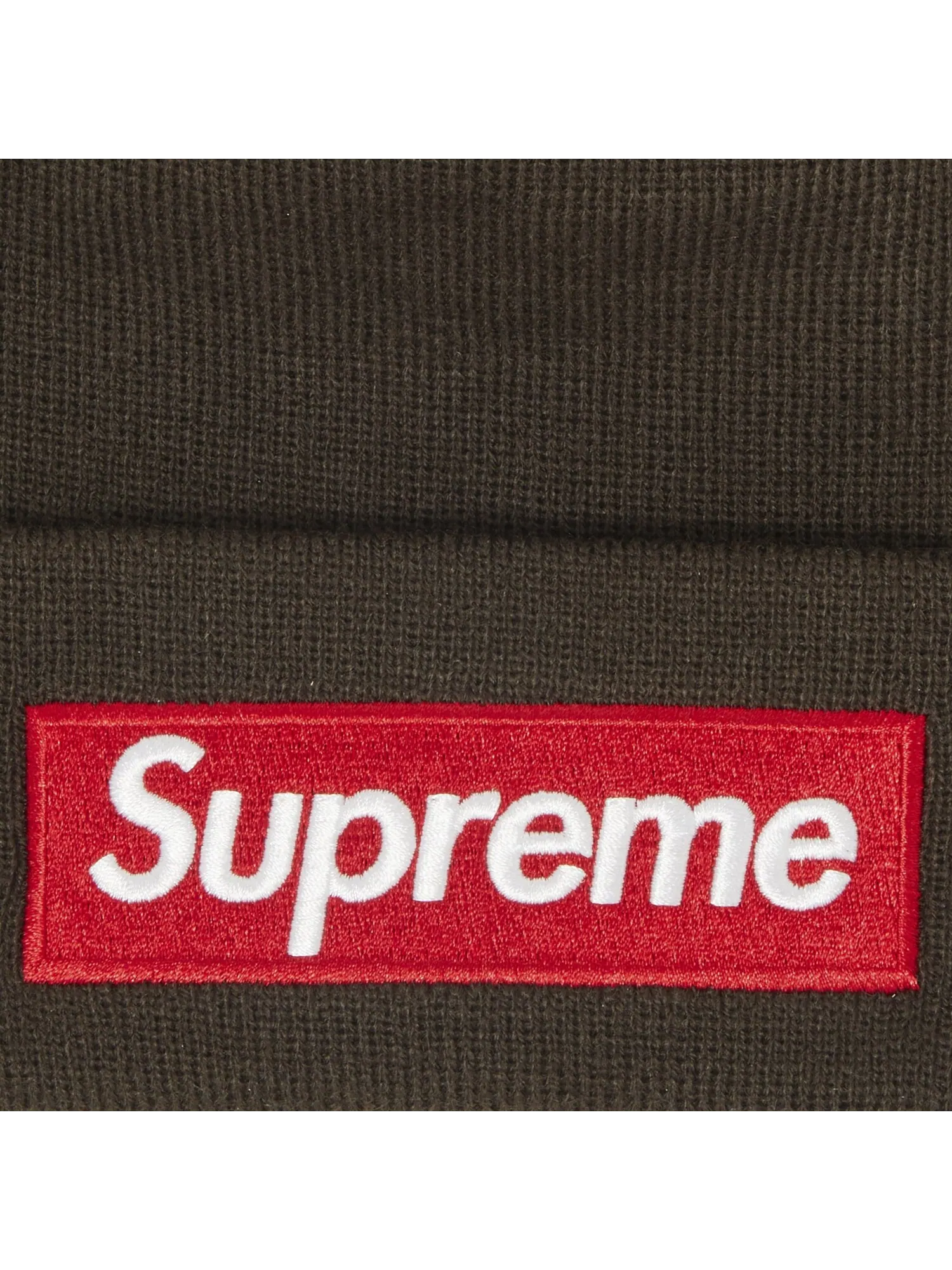 Шапка-бини Supreme x New Era Box Logo — изображение 3 из 3, коричневый