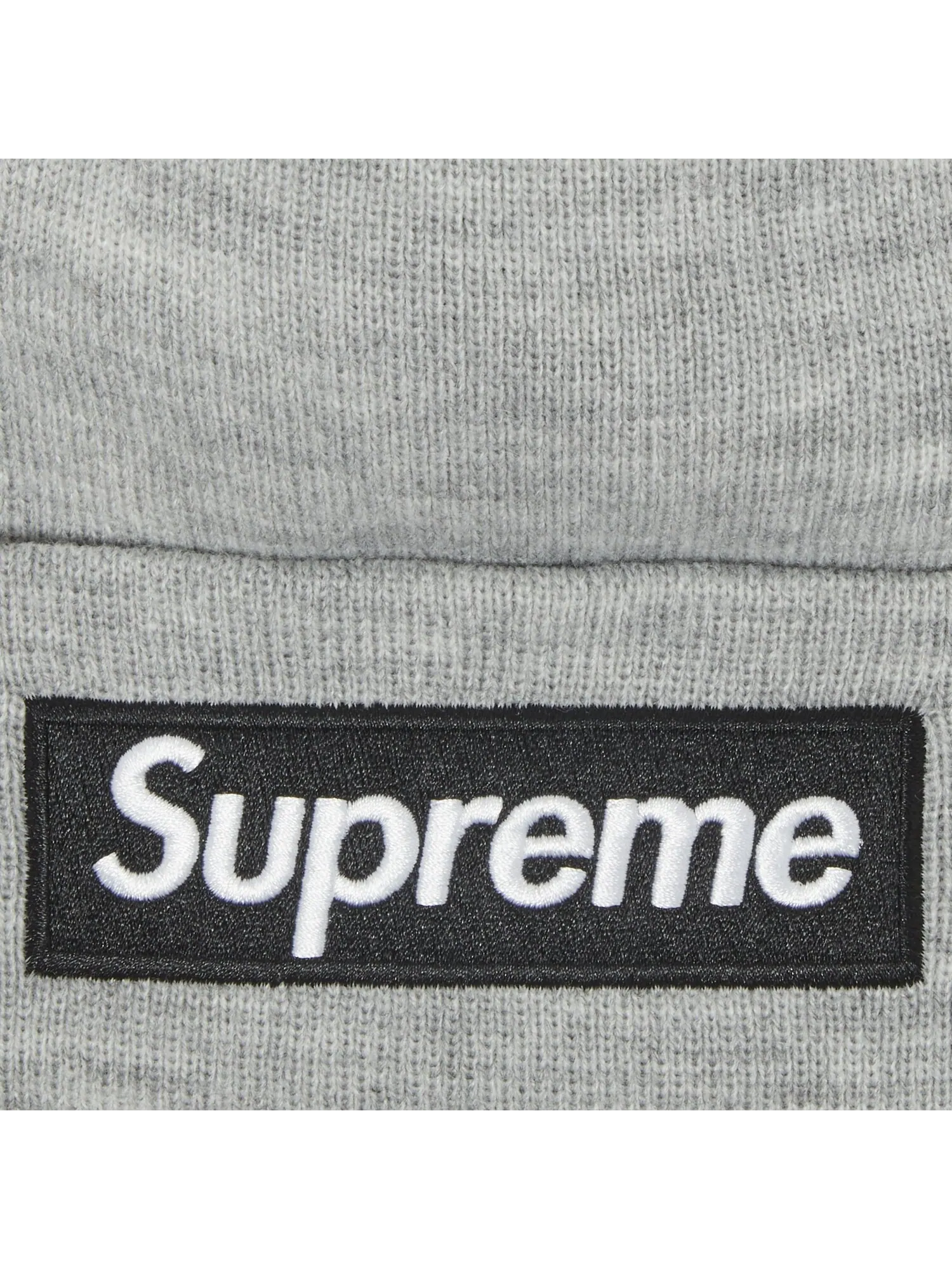 Шапка-бини Supreme x New Era Box Logo — изображение 3 из 3, серый