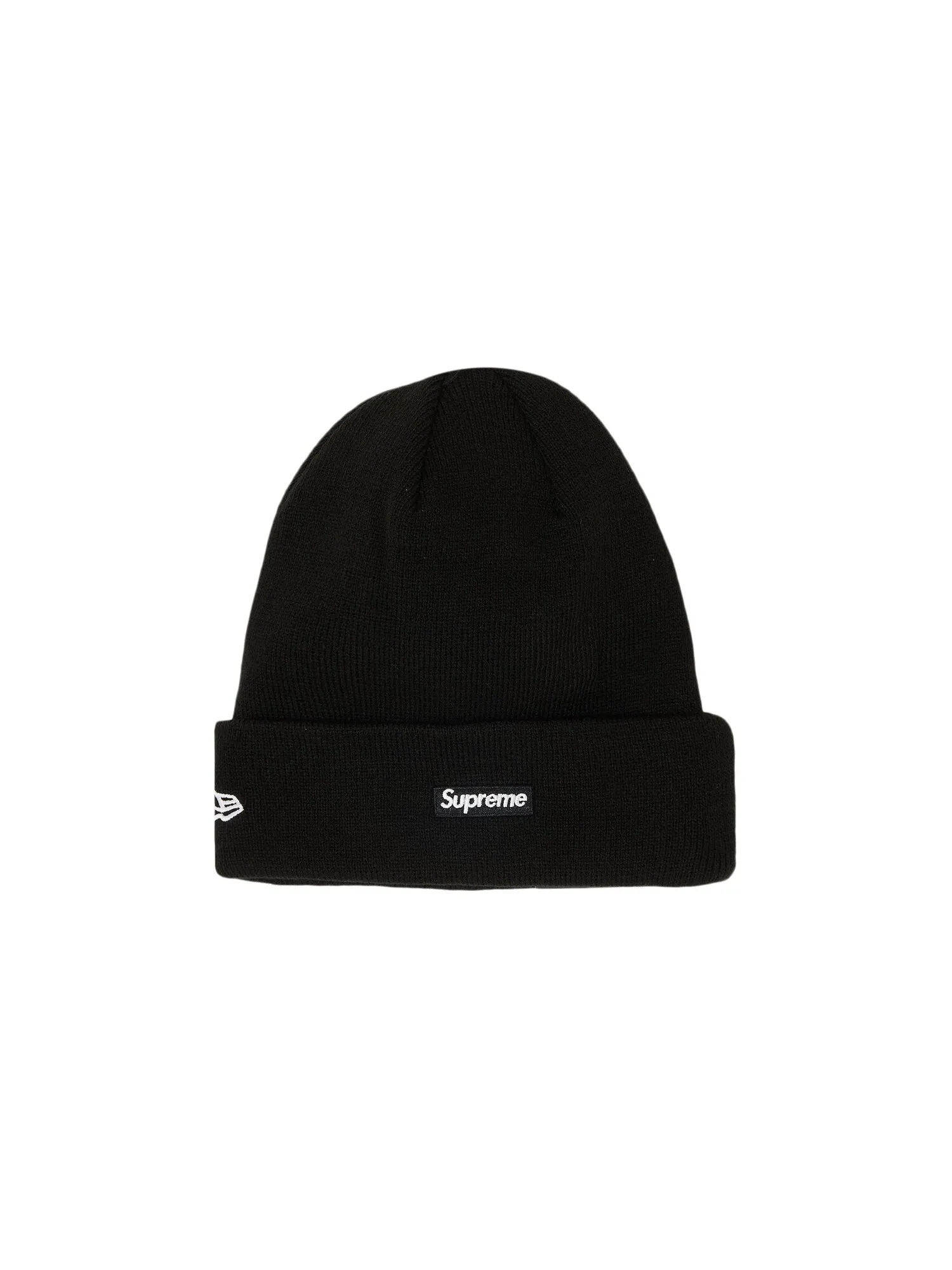 Шапка-бини с логотипом Supreme x New Era S — изображение 2 из 3, черный