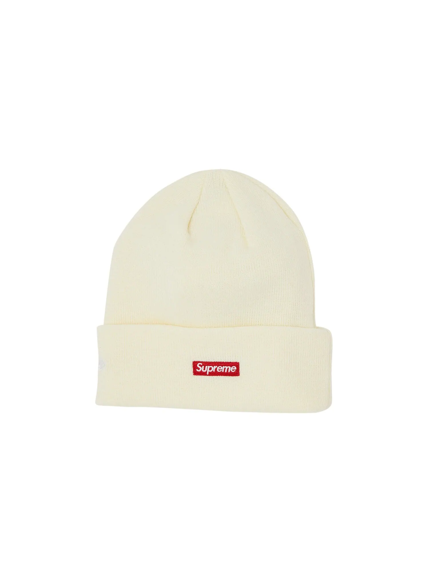 Шапка-бини с логотипом Supreme x New Era S — изображение 2 из 3, натуральный