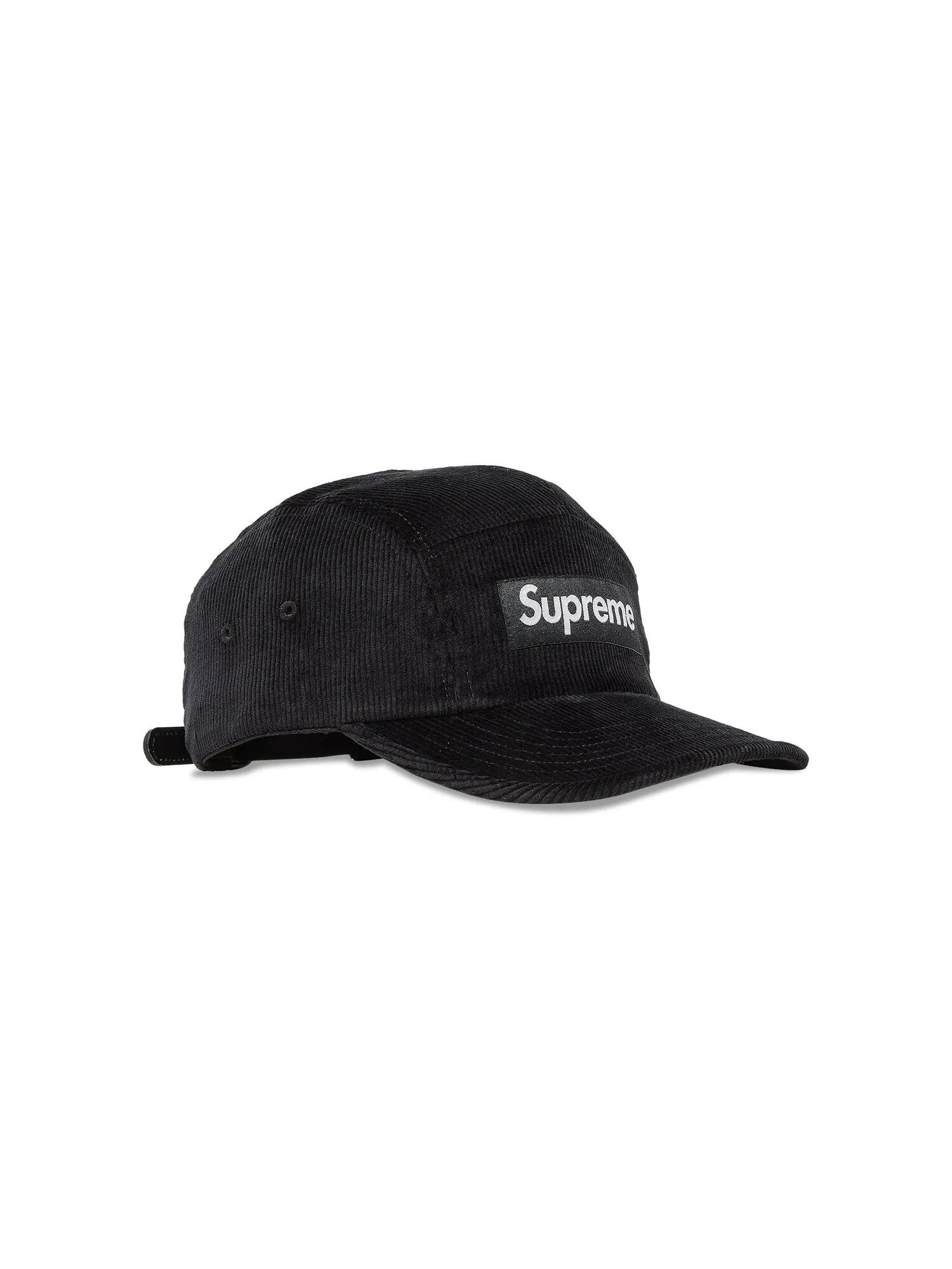 Вельветовая кепка Supreme — изображение 2 из 4, черный