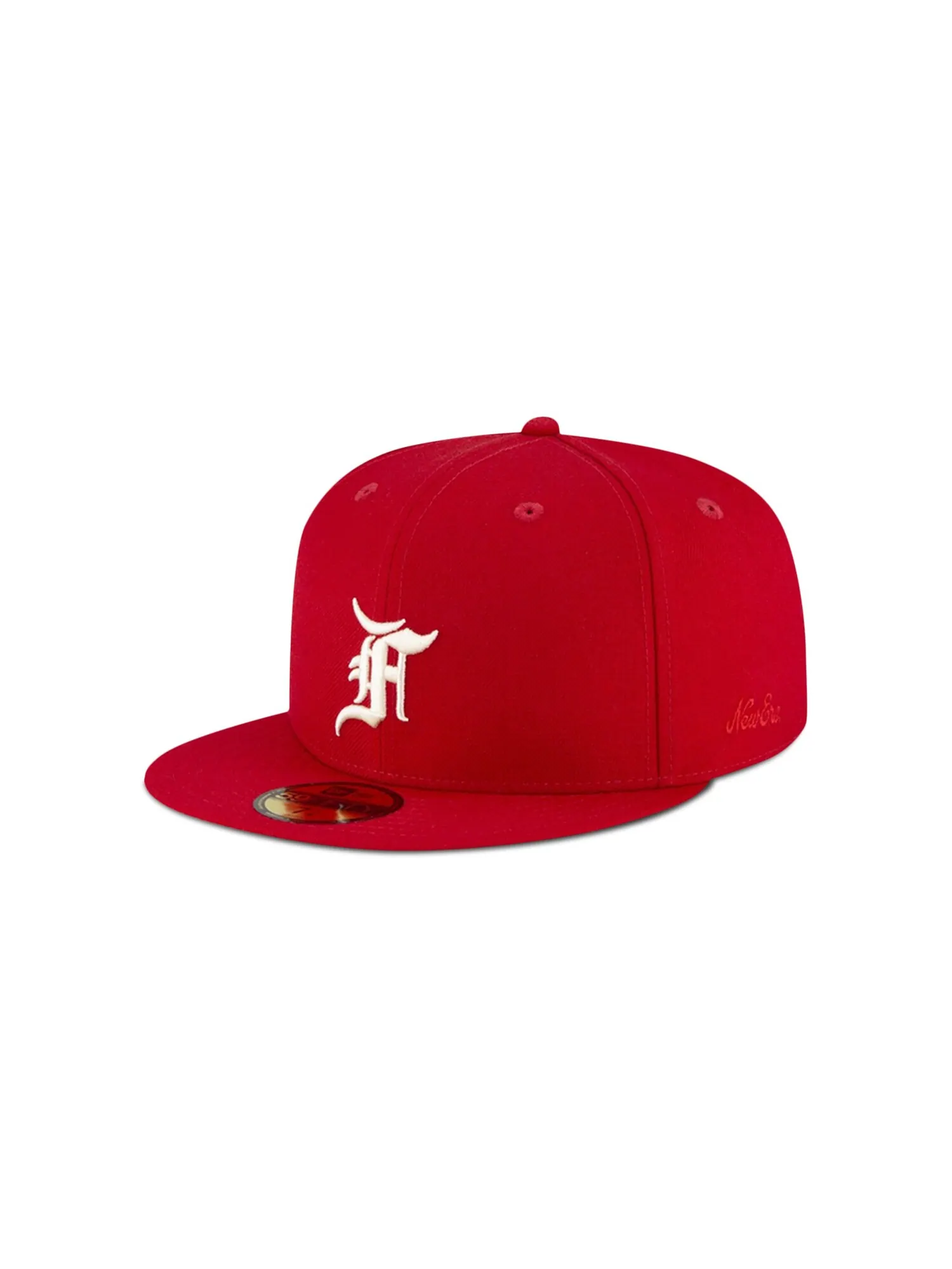Кепка Fear of God Essentials x New Era — изображение 1 из 2, красная/белая