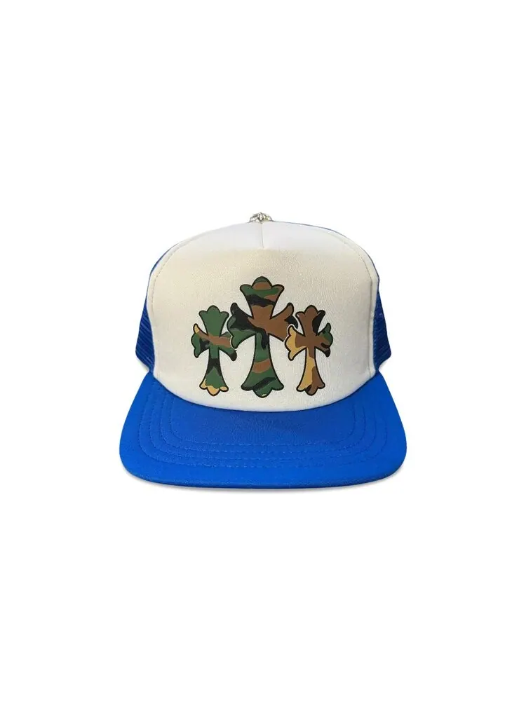 Бейсболка Chrome Hearts Triple Cross Trucker Hat