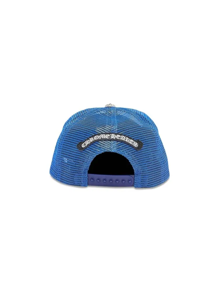 Бейсболка Chrome Hearts Triple Cross Trucker Hat — изображение 2 из 2, синий/белый
